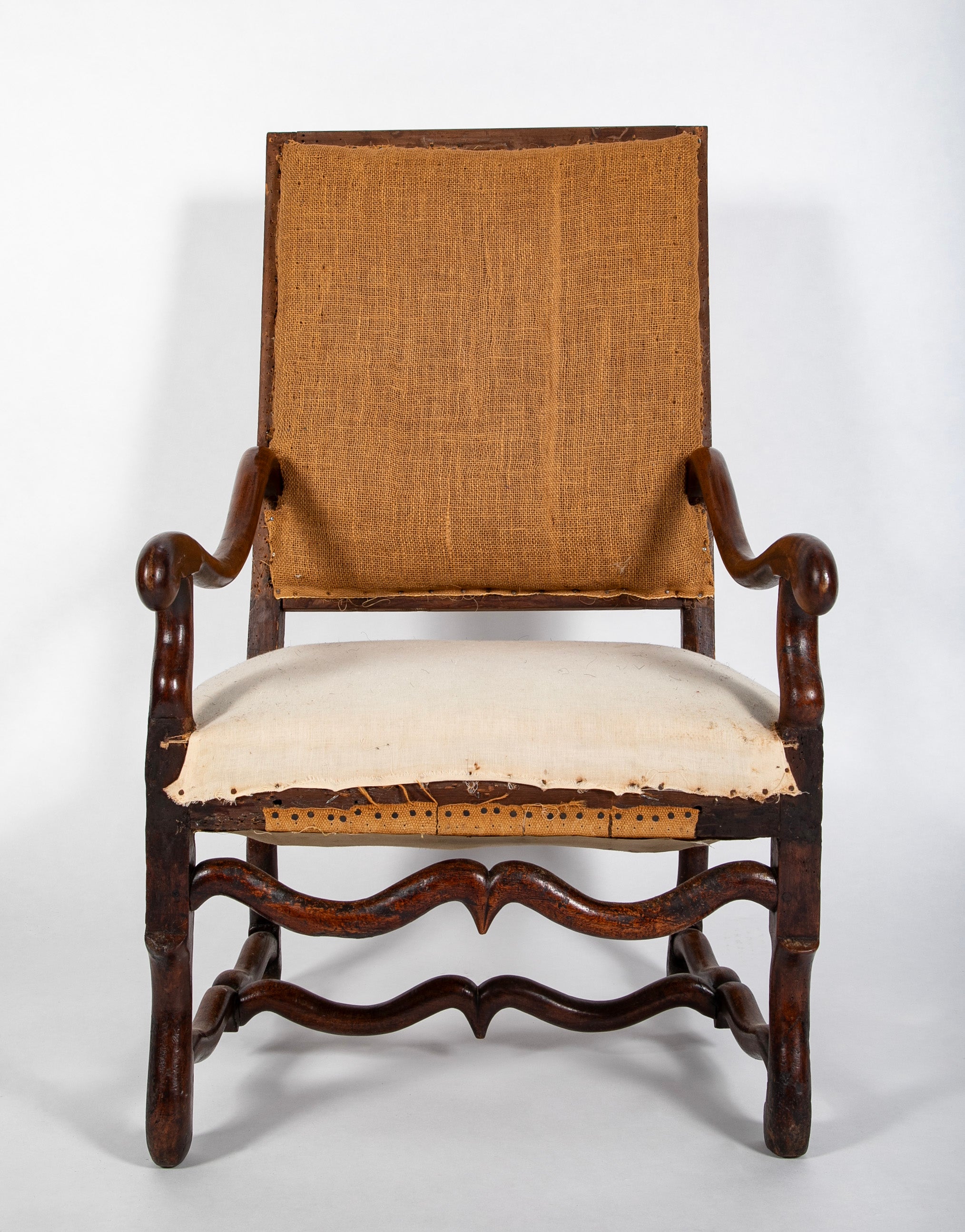 Pair of Louis XIII Style Fauteuils Noyer Provencal
