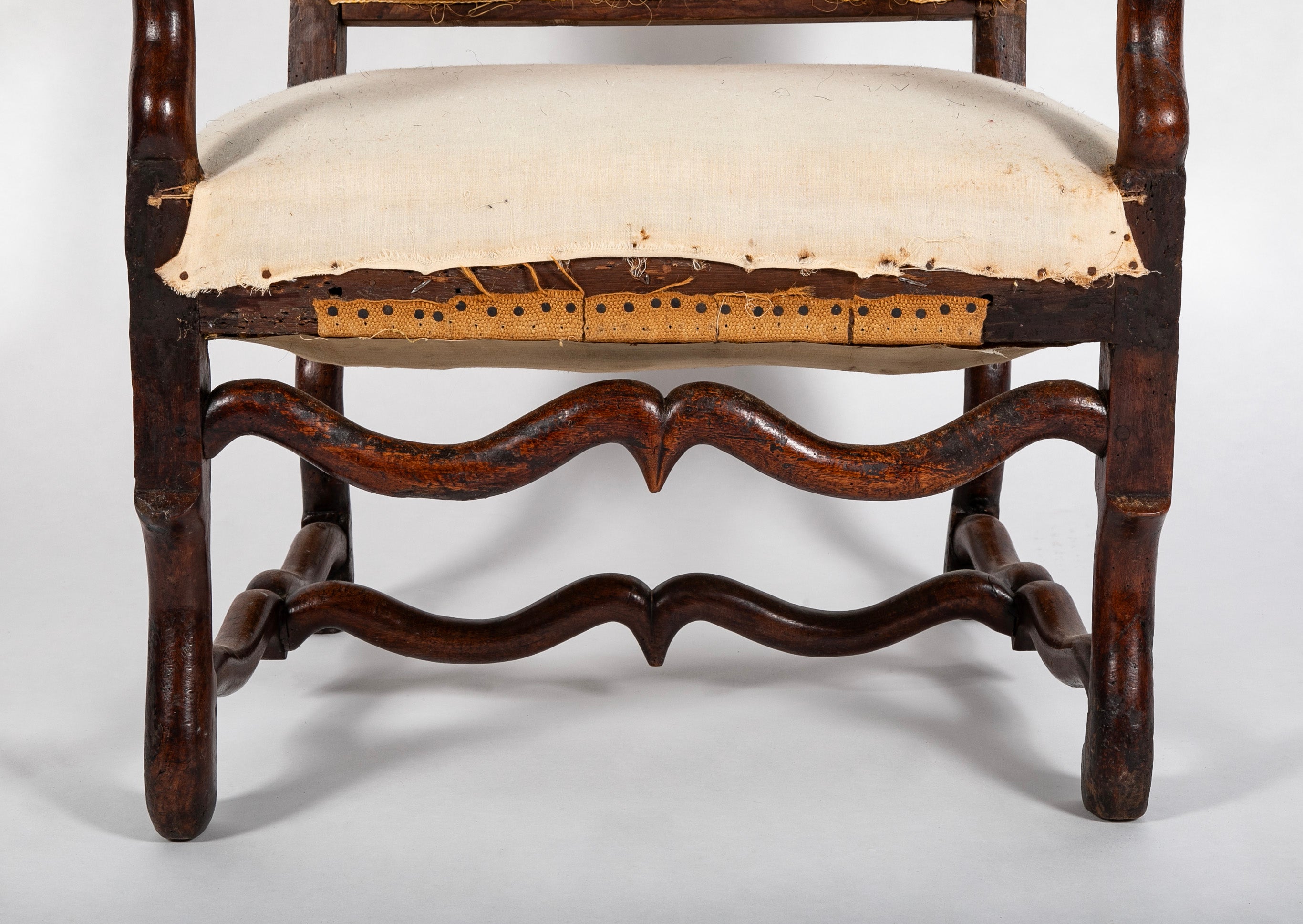 Pair of Louis XIII Style Fauteuils Noyer Provencal
