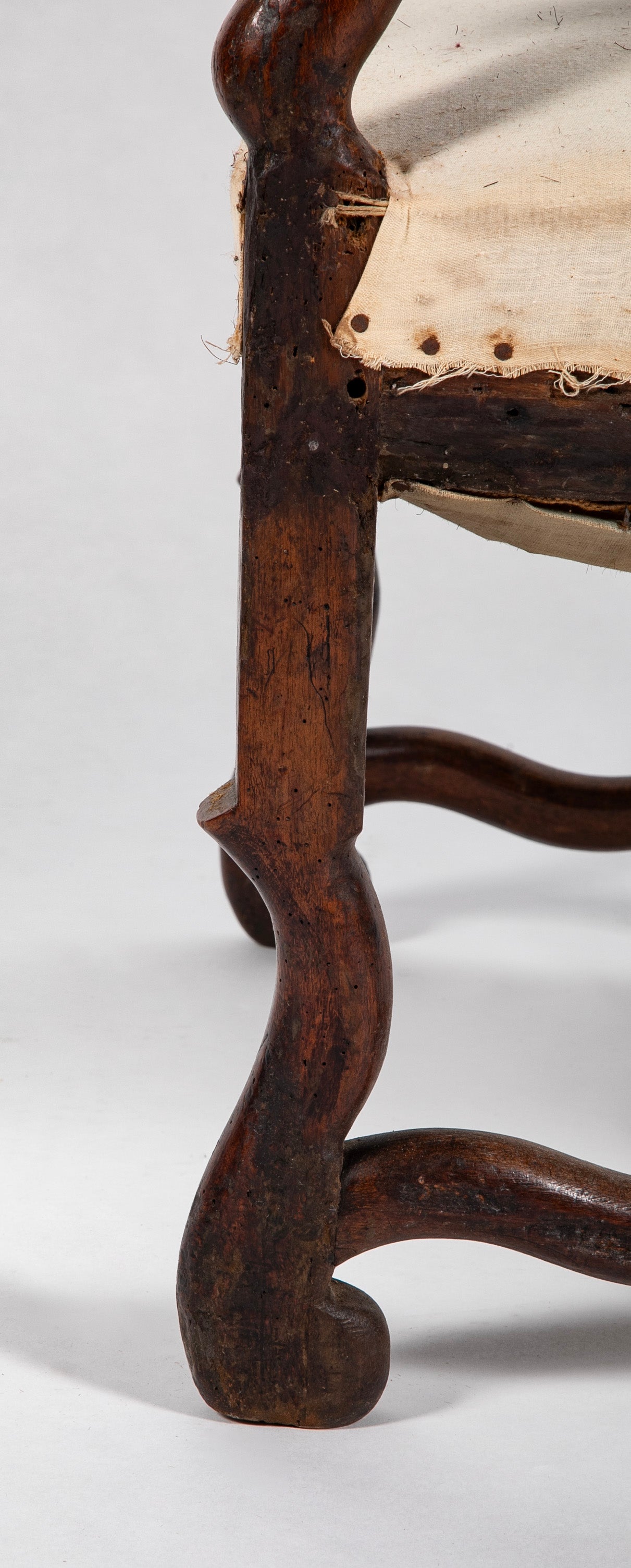 Pair of Louis XIII Style Fauteuils Noyer Provencal
