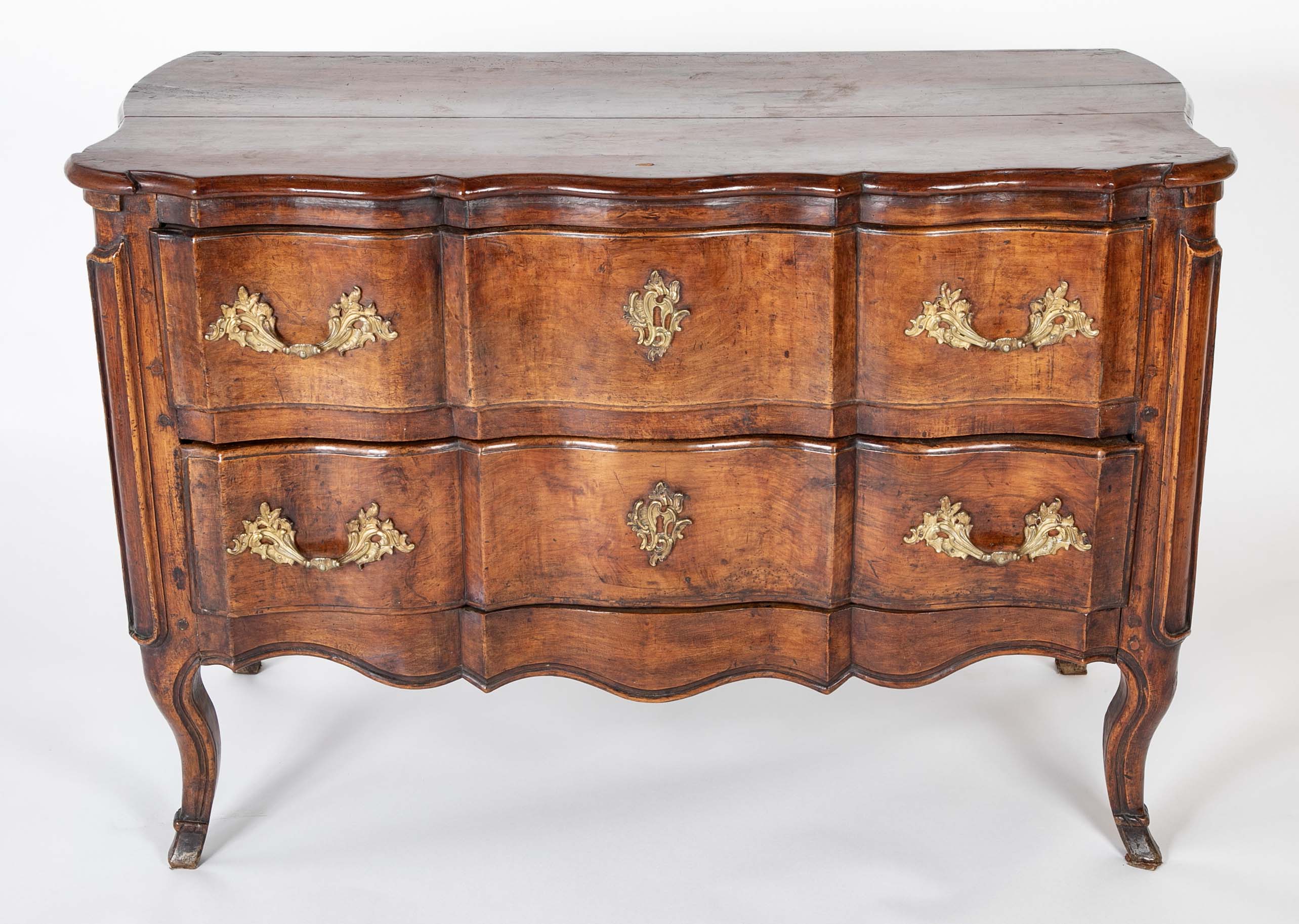 18th Century Louis XV Two Drawer Commode