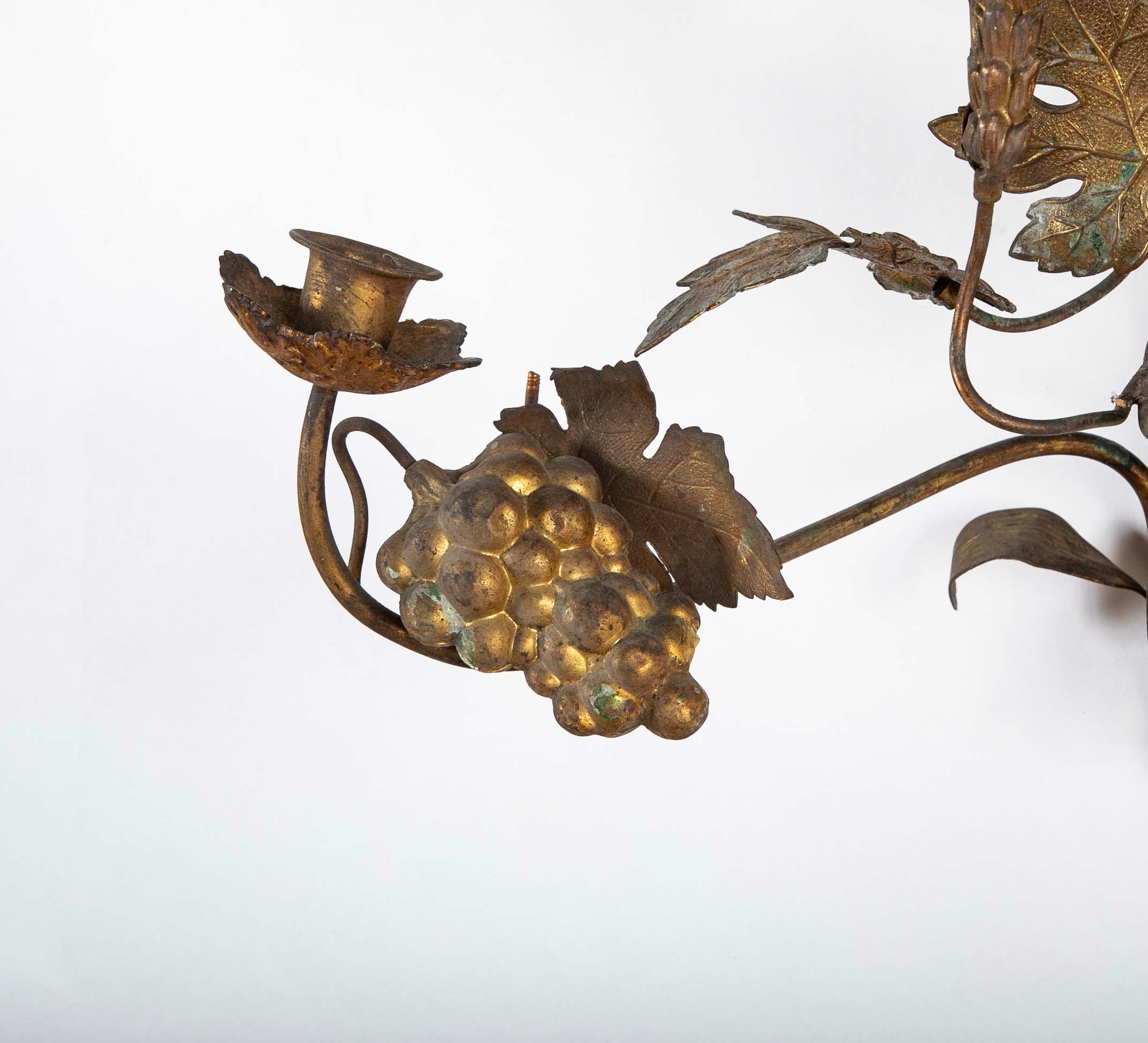 Pair of Ornate French Sconces