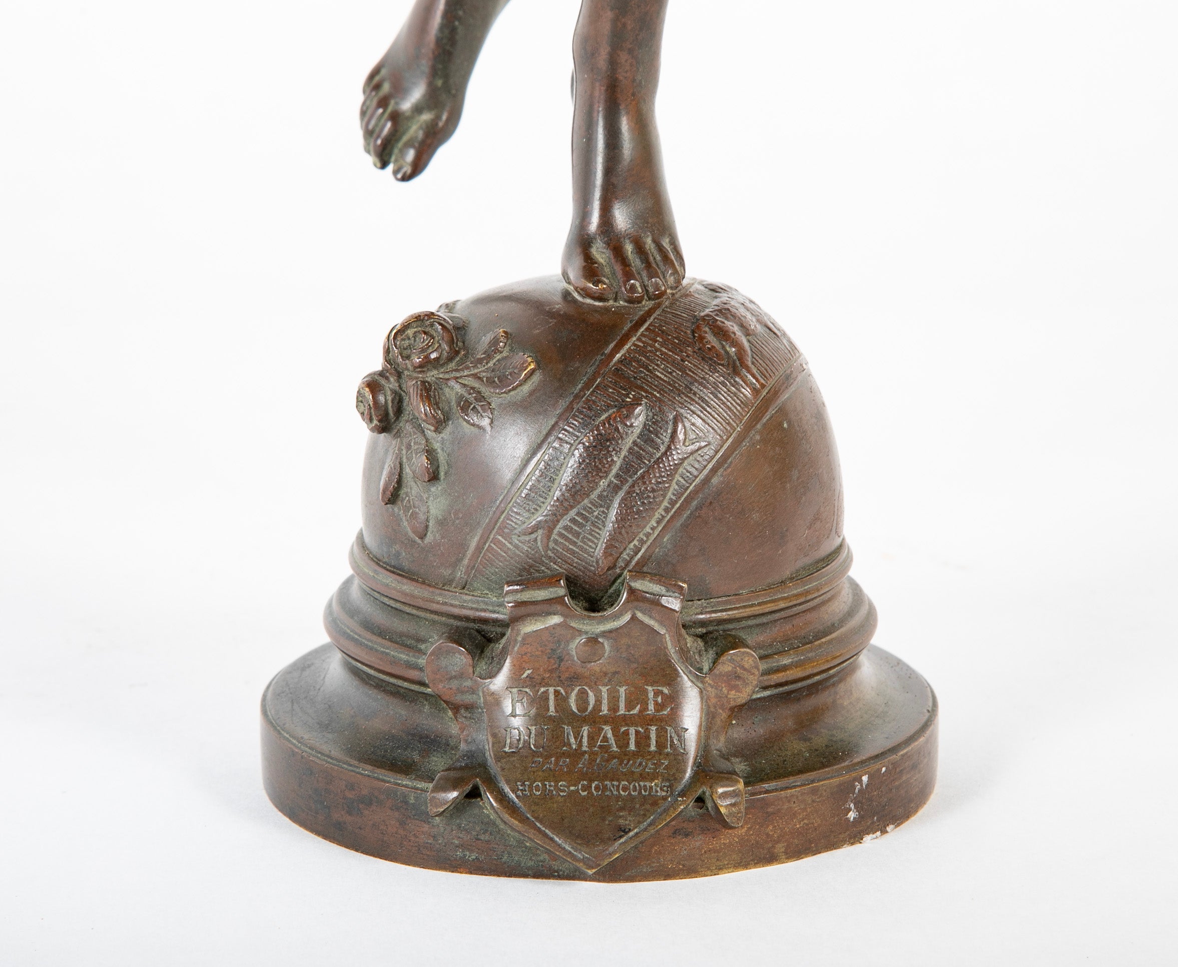 "L' Etoile du Matin" 19th Century Bronze Sculpture by Adrien Etienne Gaudez