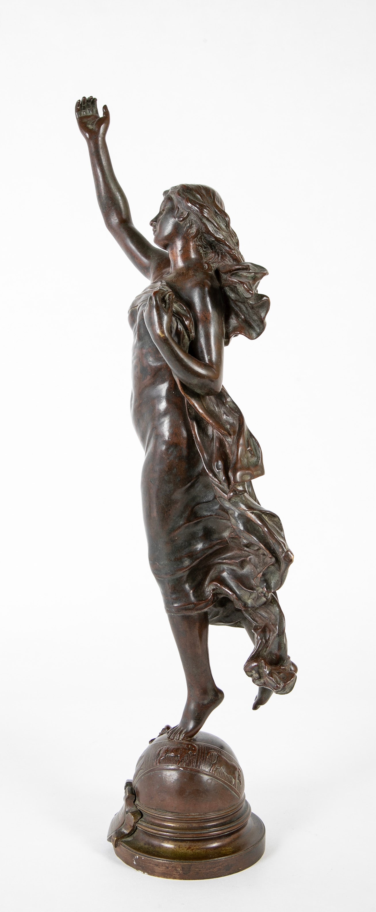 "L' Etoile du Matin" 19th Century Bronze Sculpture by Adrien Etienne Gaudez