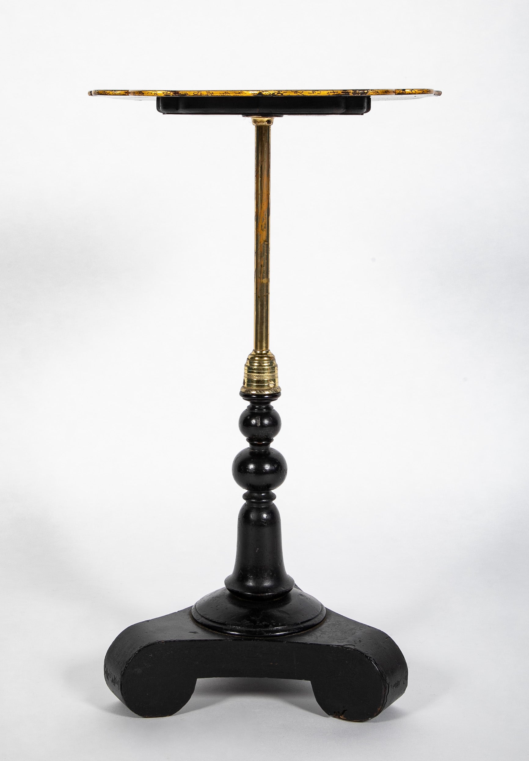 Pair of Chinese Export Tables with Floral Mother-of-Pearl Inlay