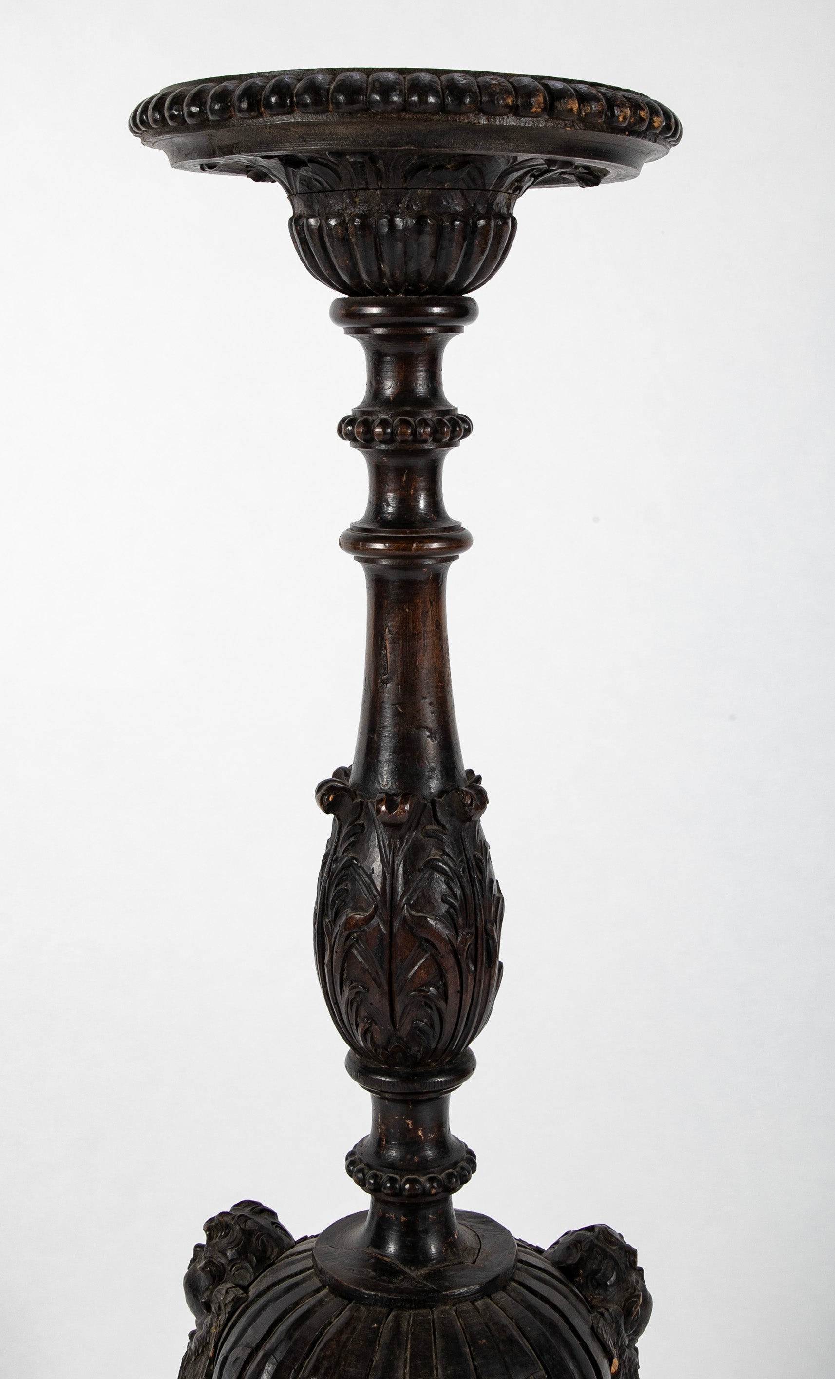 A 17th Century French Bougeoir d'Eglise or Church Candlestand