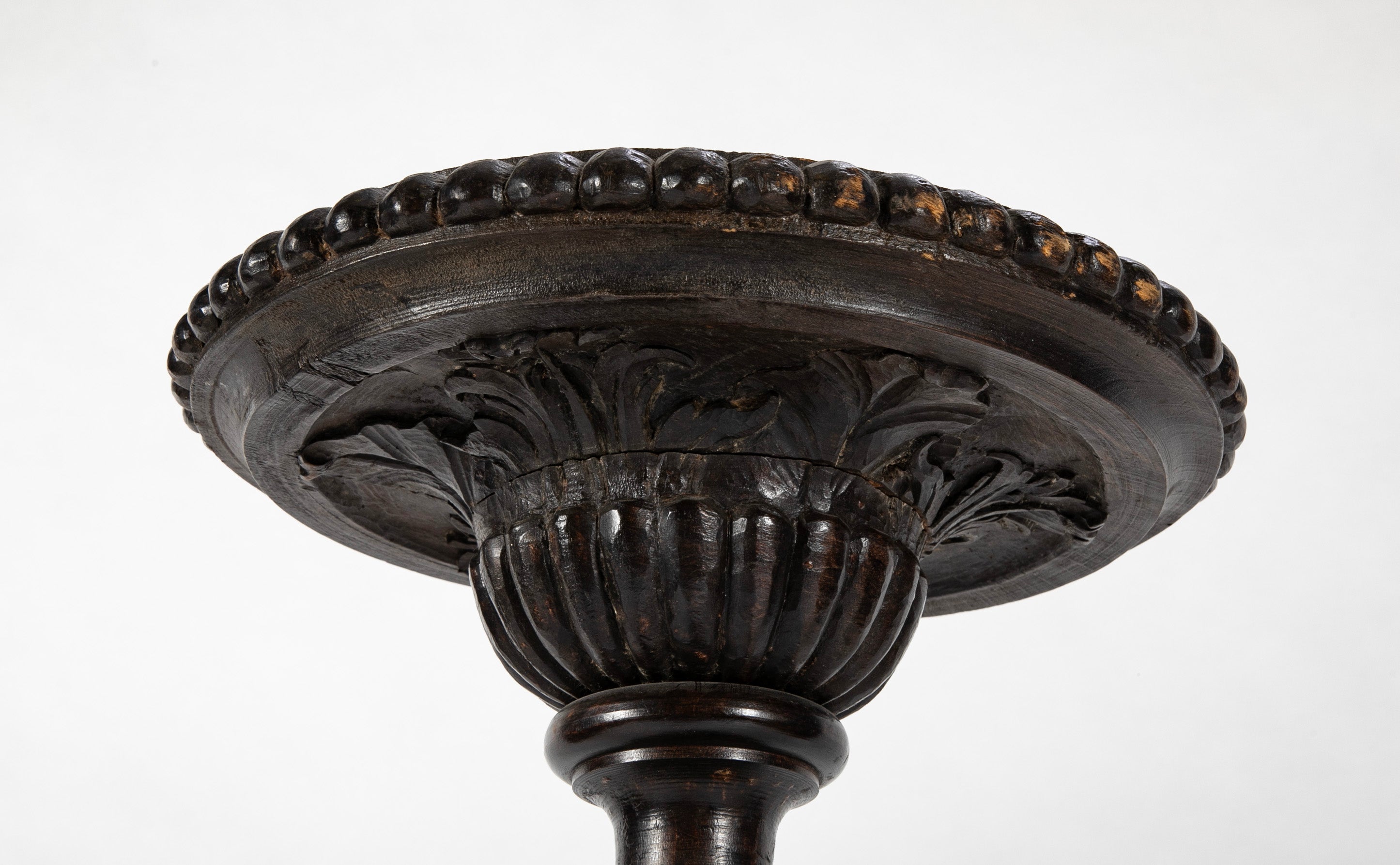 A 17th Century French Bougeoir d'Eglise or Church Candlestand