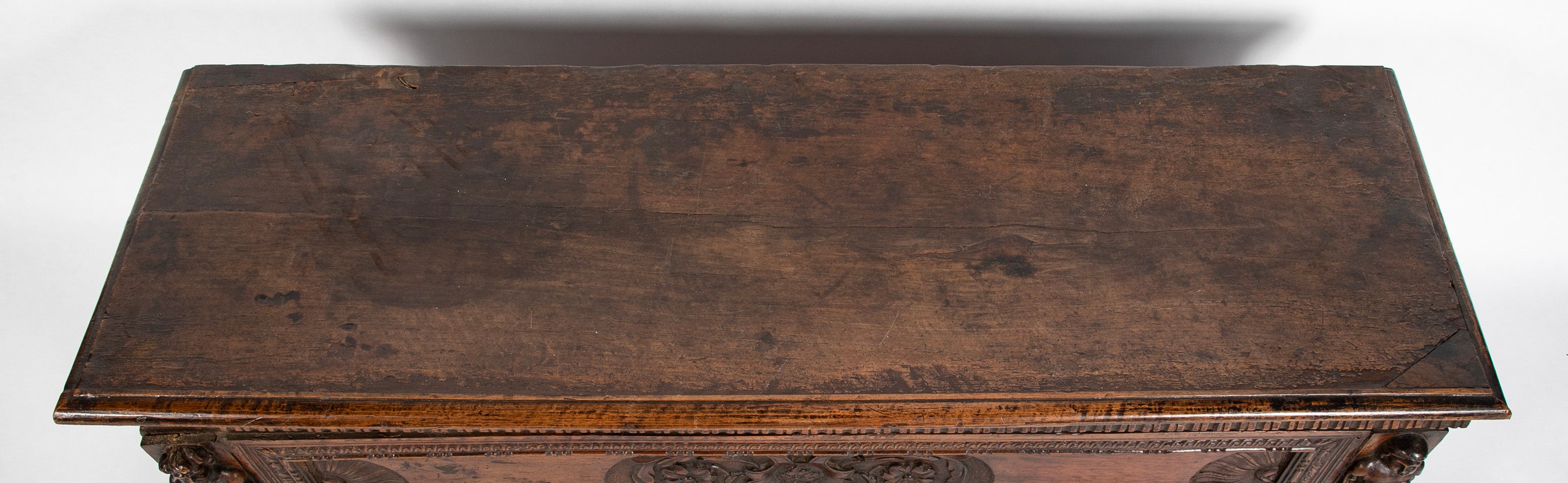 A 16th Century Italian Dark Walnut Cassone