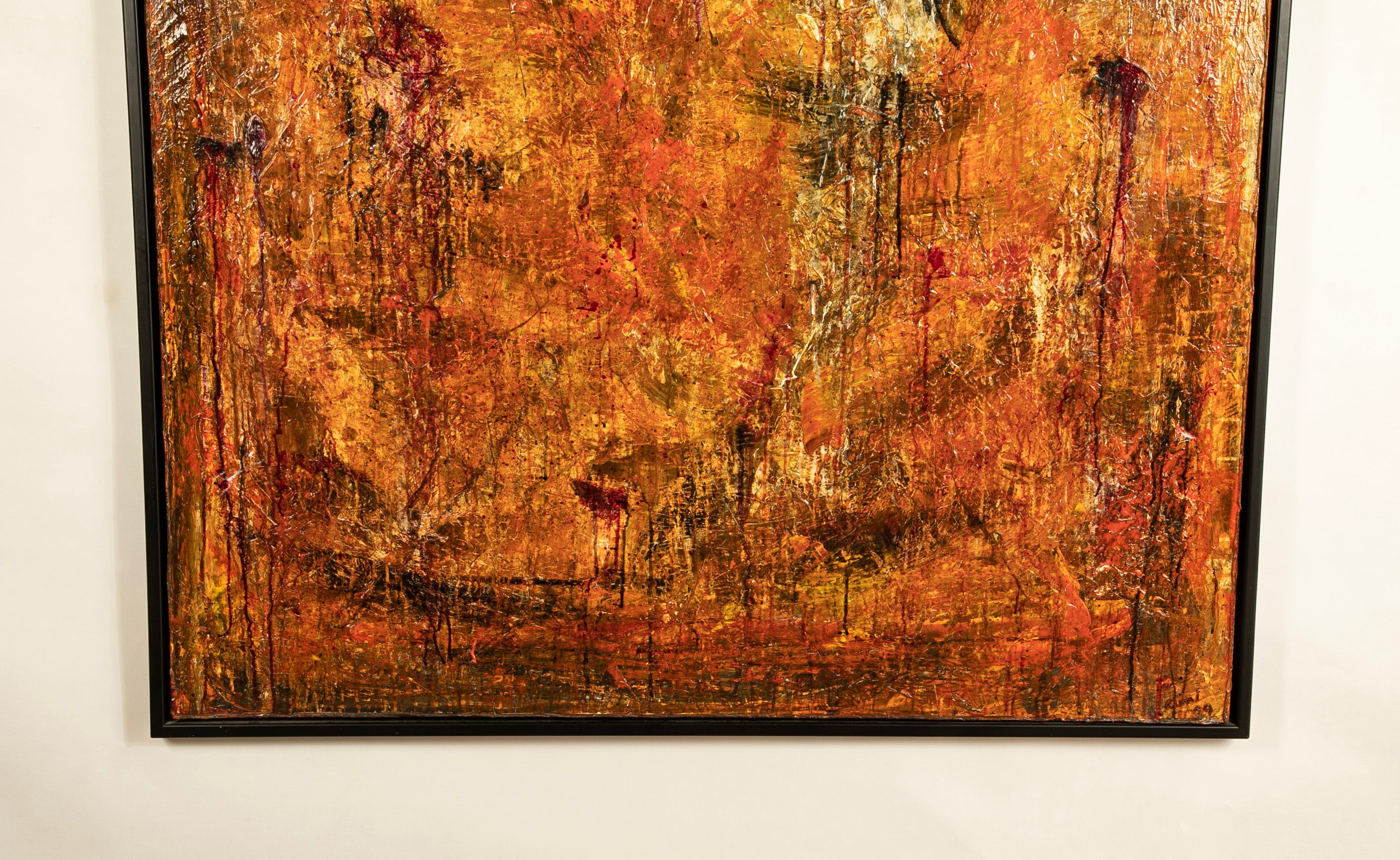 "Raging Bull" By Canadian Artist Ricardo Rumi (b.1960)