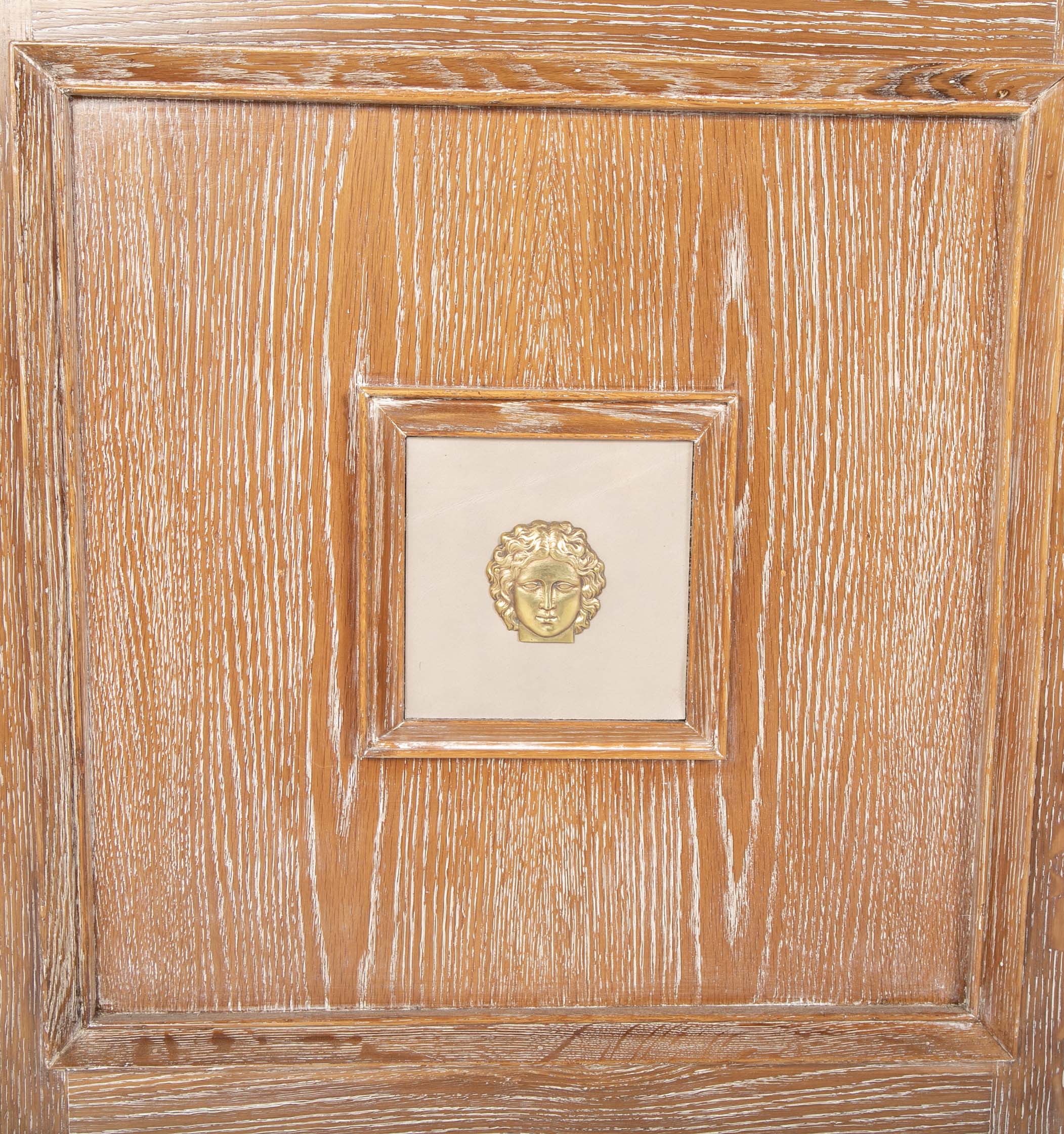 A Cerused Oak Credenza in the Manner of Andre Arbus