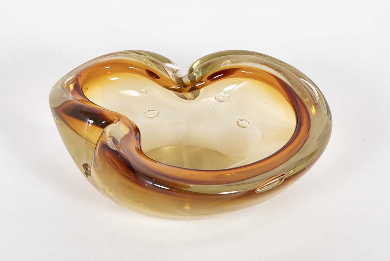 Mid-Century Venetian Murano Glass Dish