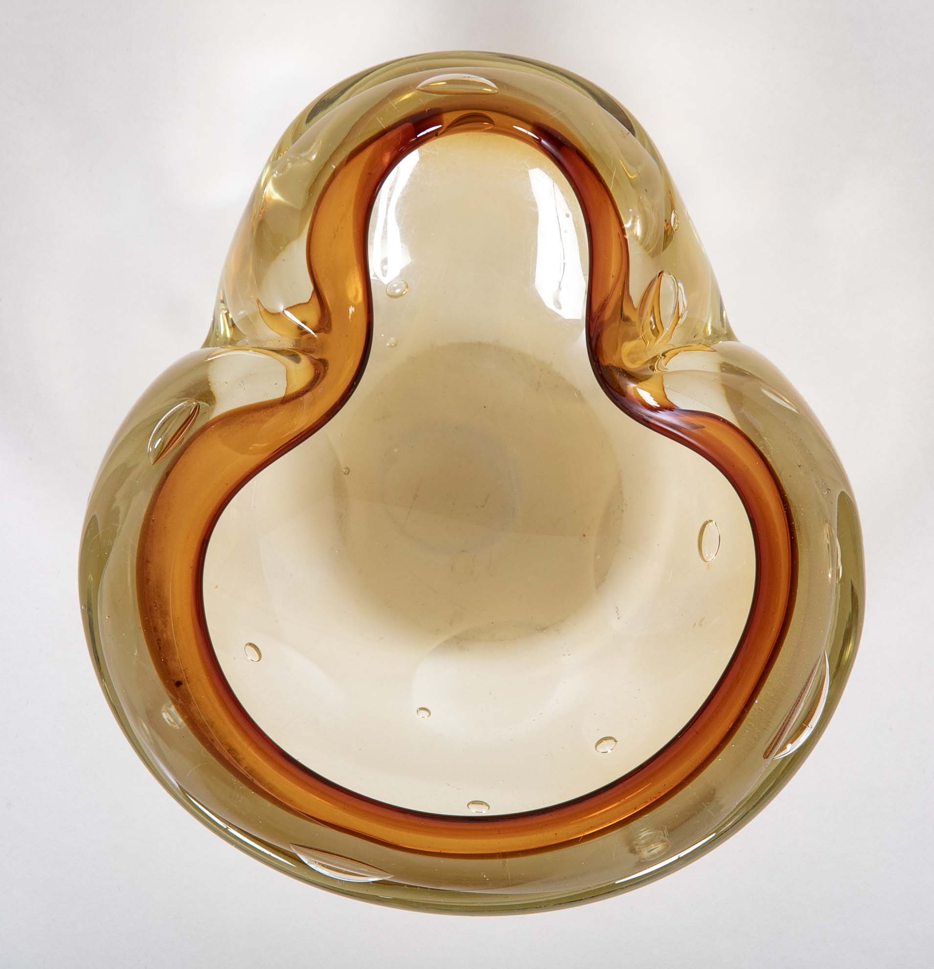 Mid-Century Venetian Murano Glass Dish