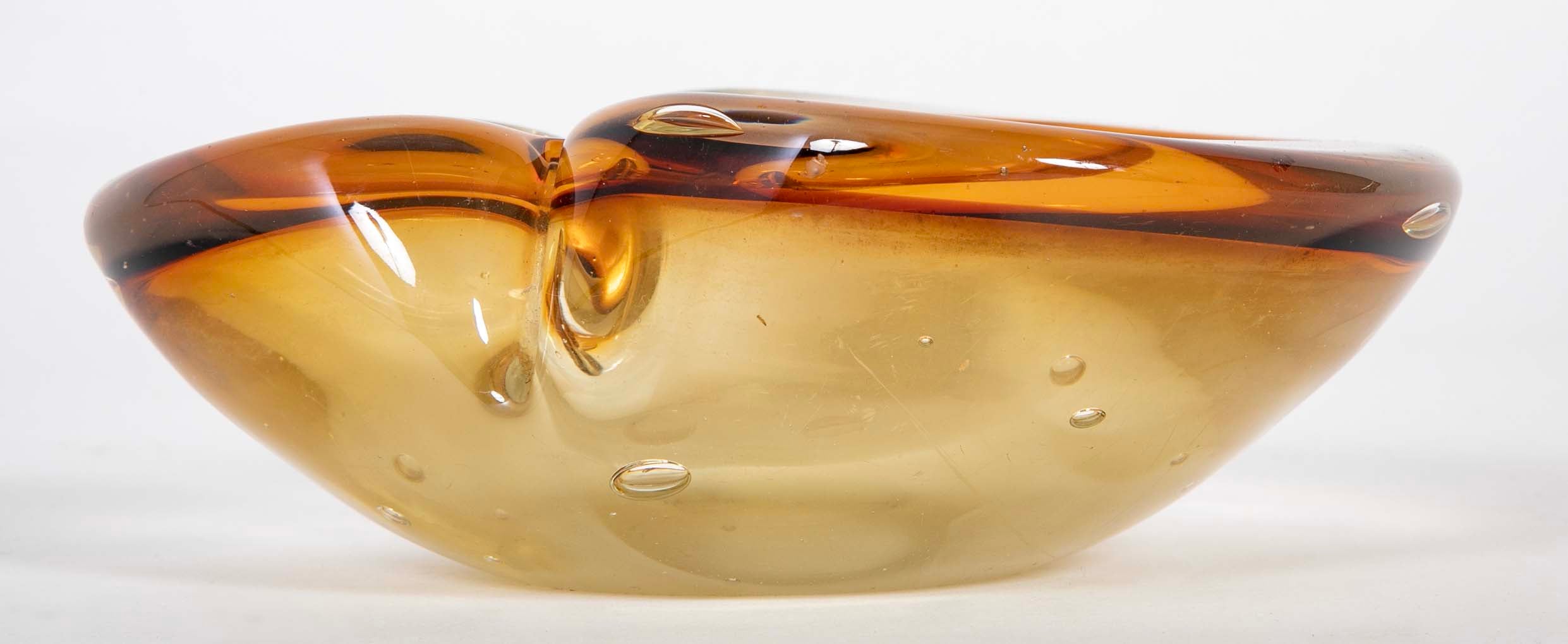 Mid-Century Venetian Murano Glass Dish