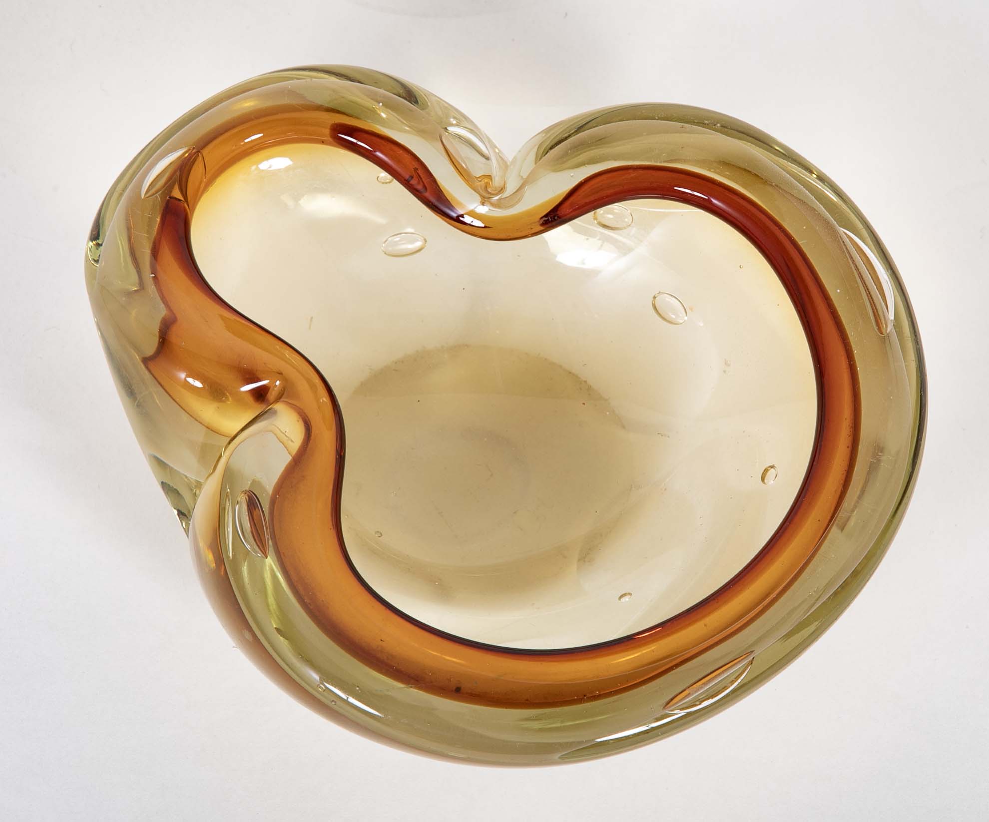 Mid-Century Venetian Murano Glass Dish