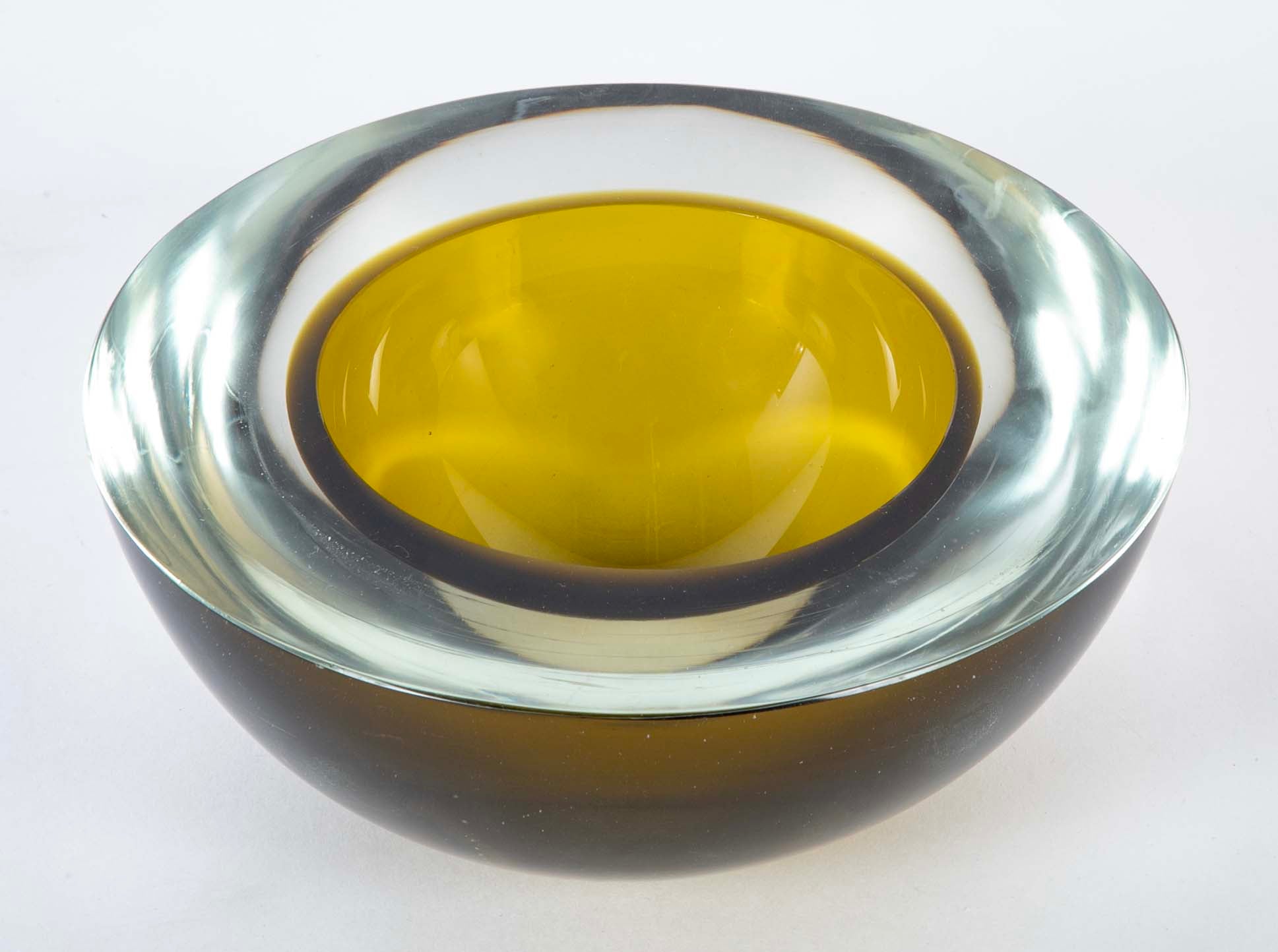 Wonderful Mid-Century Heavy Venetian Glass Bowl