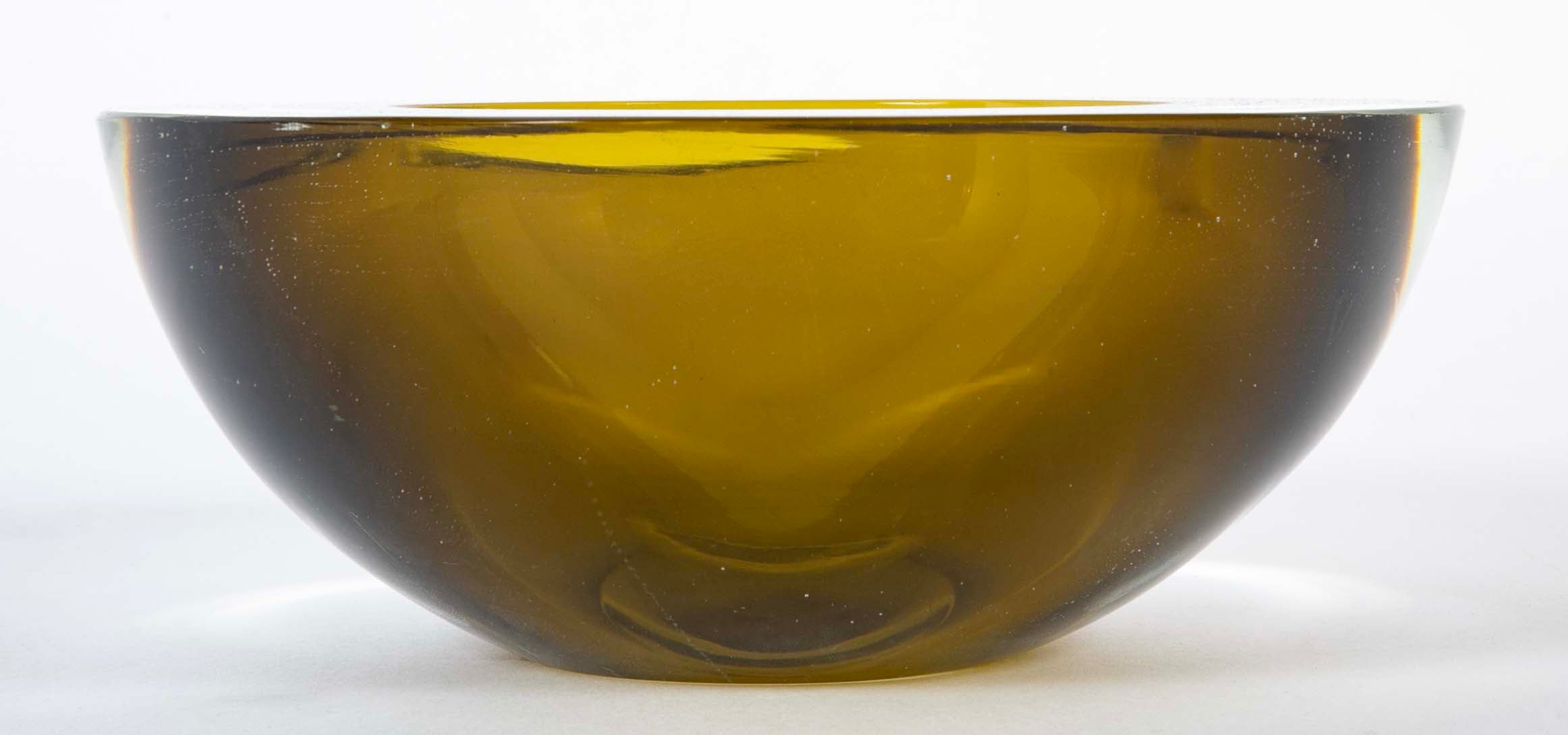 Wonderful Mid-Century Heavy Venetian Glass Bowl