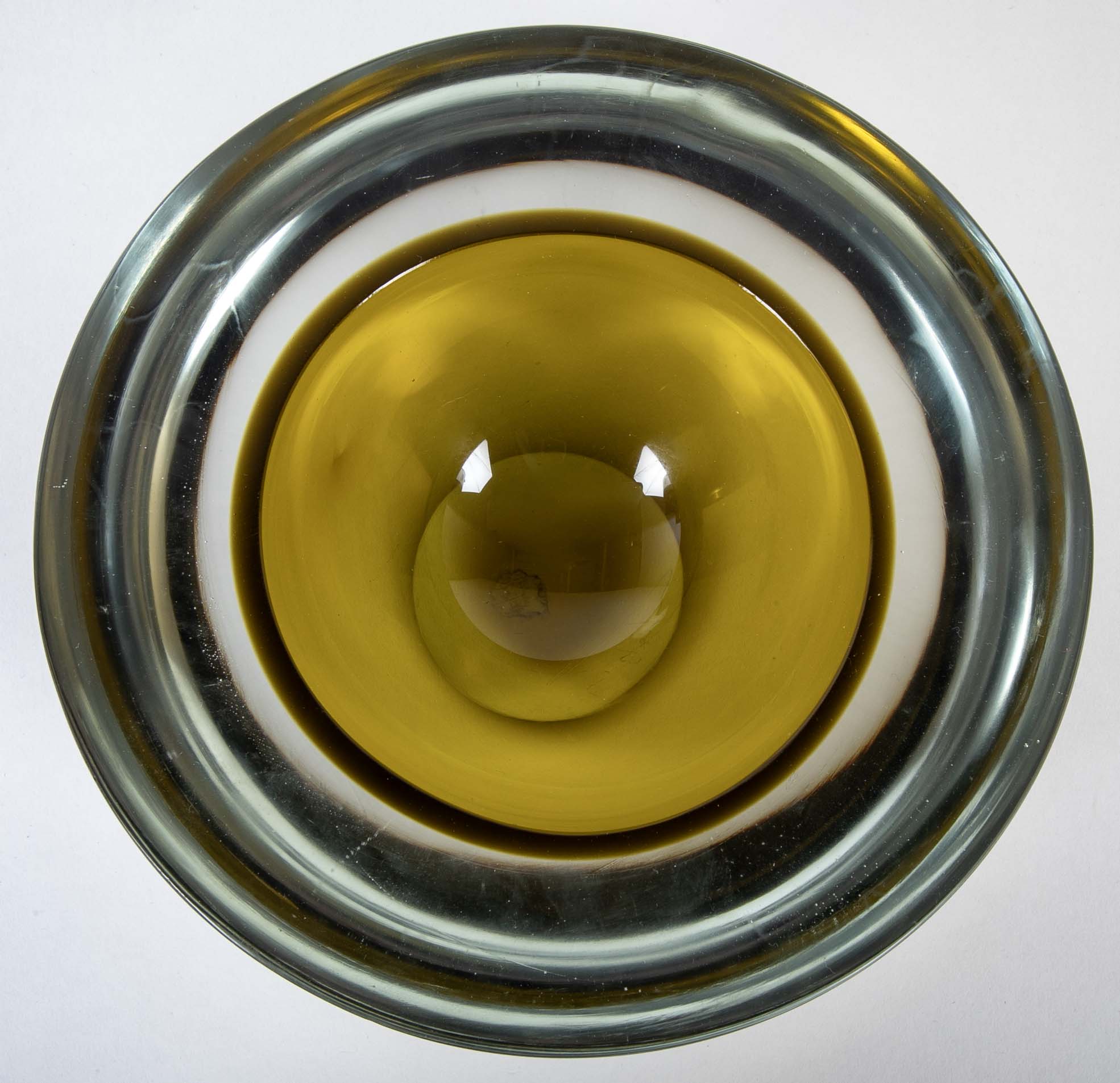 Wonderful Mid-Century Heavy Venetian Glass Bowl