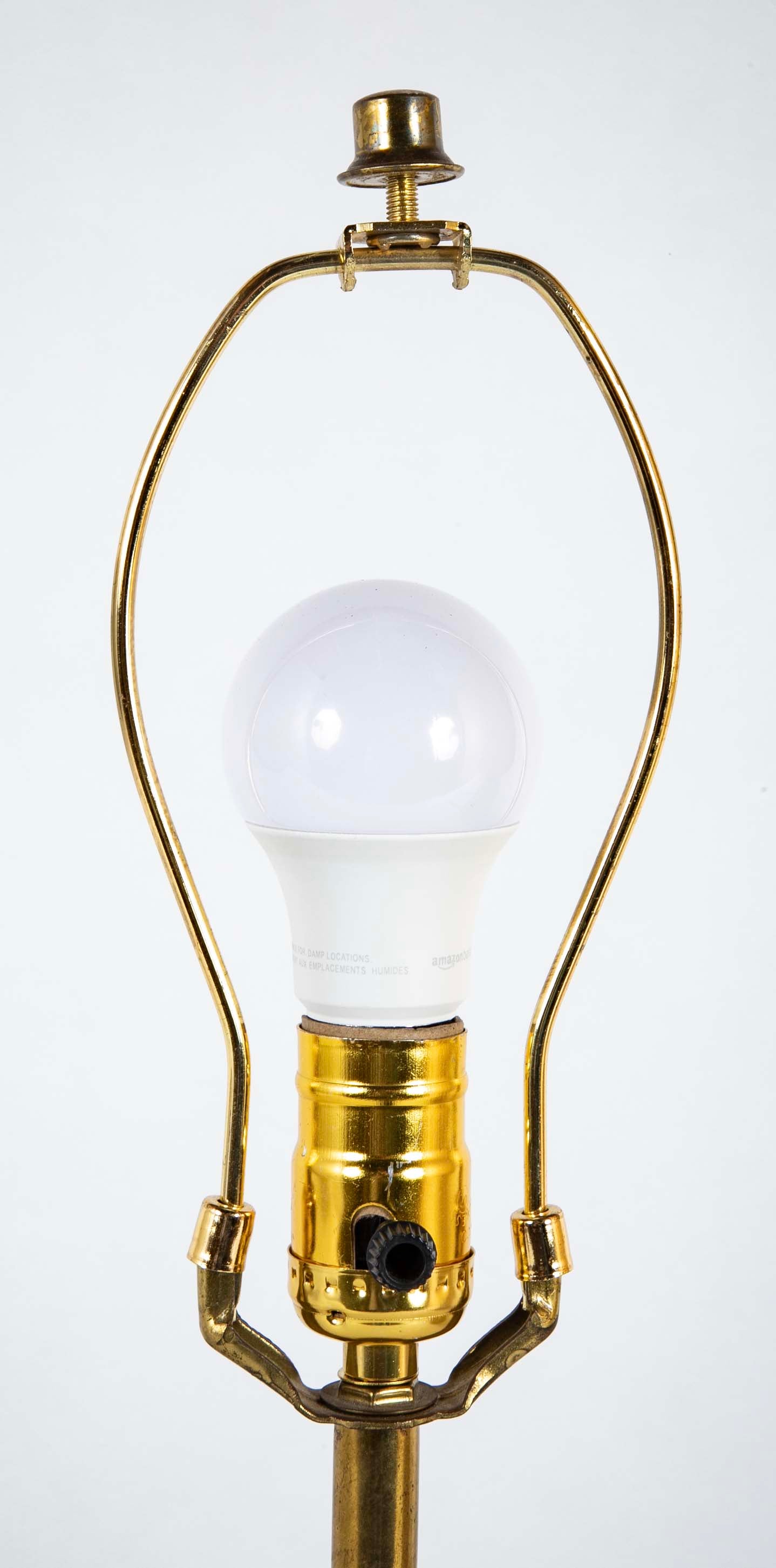 Mid-Century Italian Murano Gold Crackle Glass Lamp