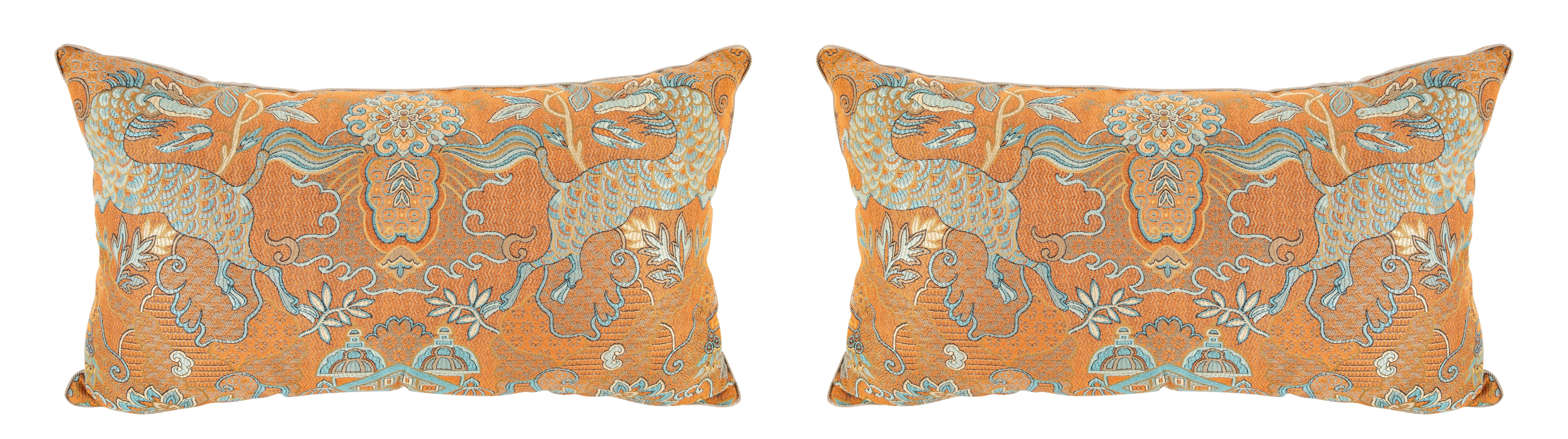A Pair of ETRO Fabric Pillows - Priced Individually