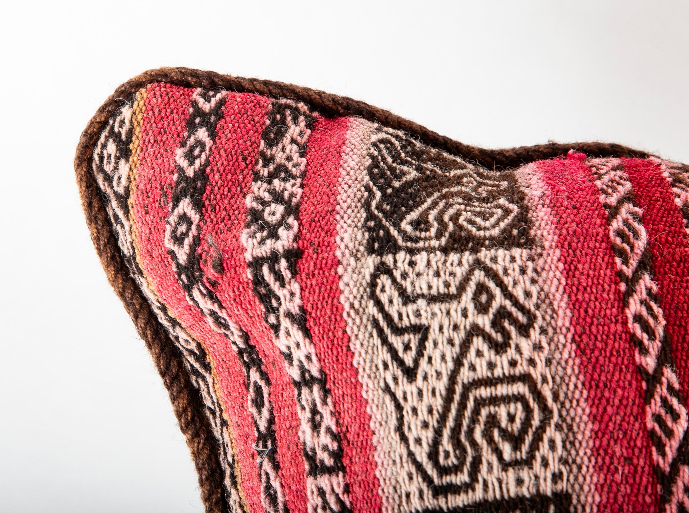 A Similar Pair of Pillows in South American Hand Woven Textile May be Sold Individually