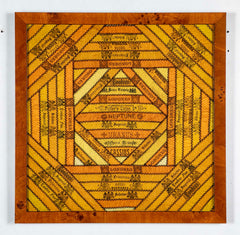 Traditional Tobacco Quilt Made from Cigar Ribbons