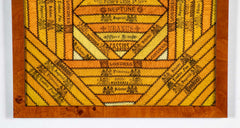 Traditional Tobacco Quilt Made from Cigar Ribbons