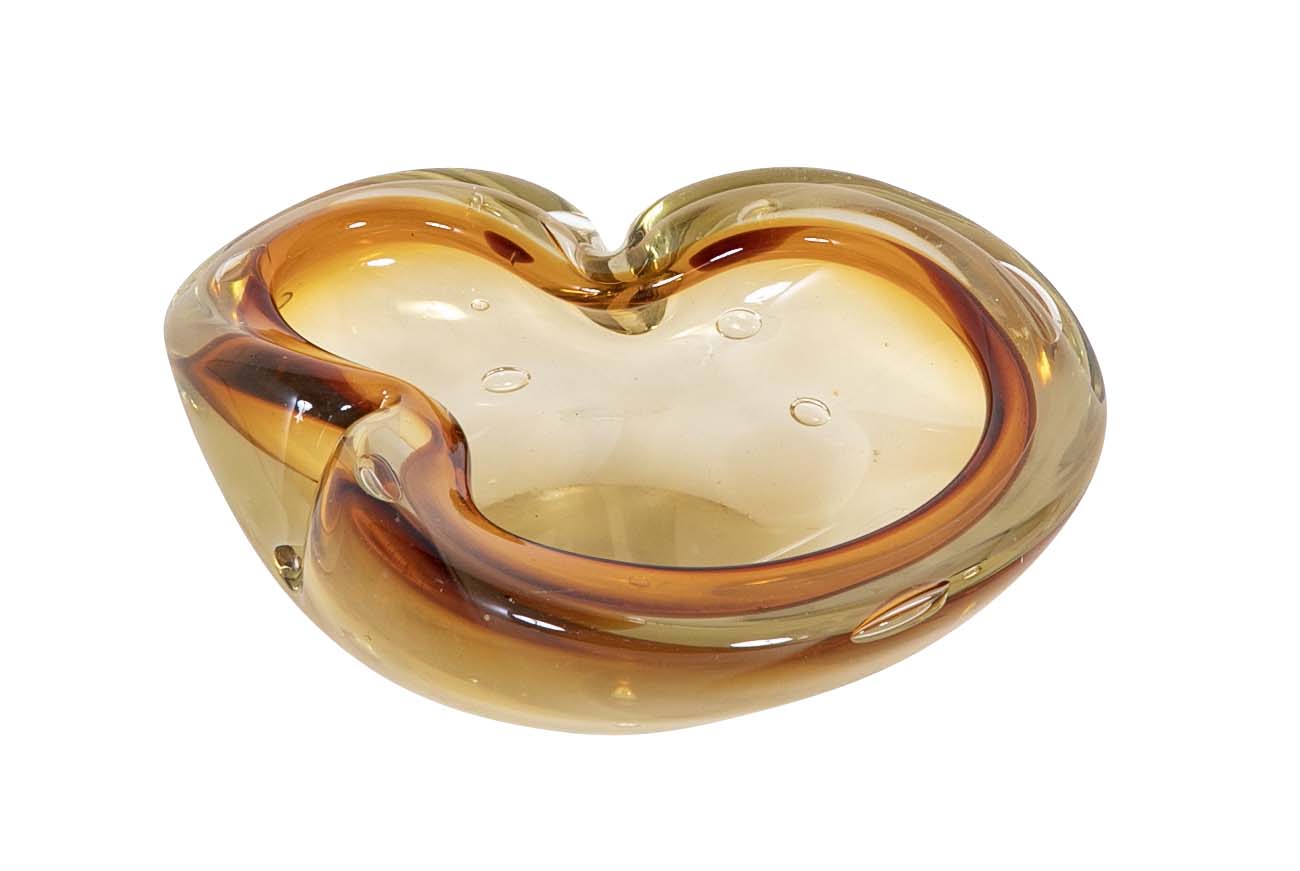 Mid-Century Venetian Murano Glass Dish