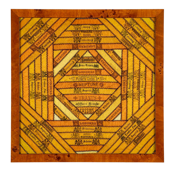 Traditional Tobacco Quilt Made from Cigar Ribbons – Avery & Dash Collections