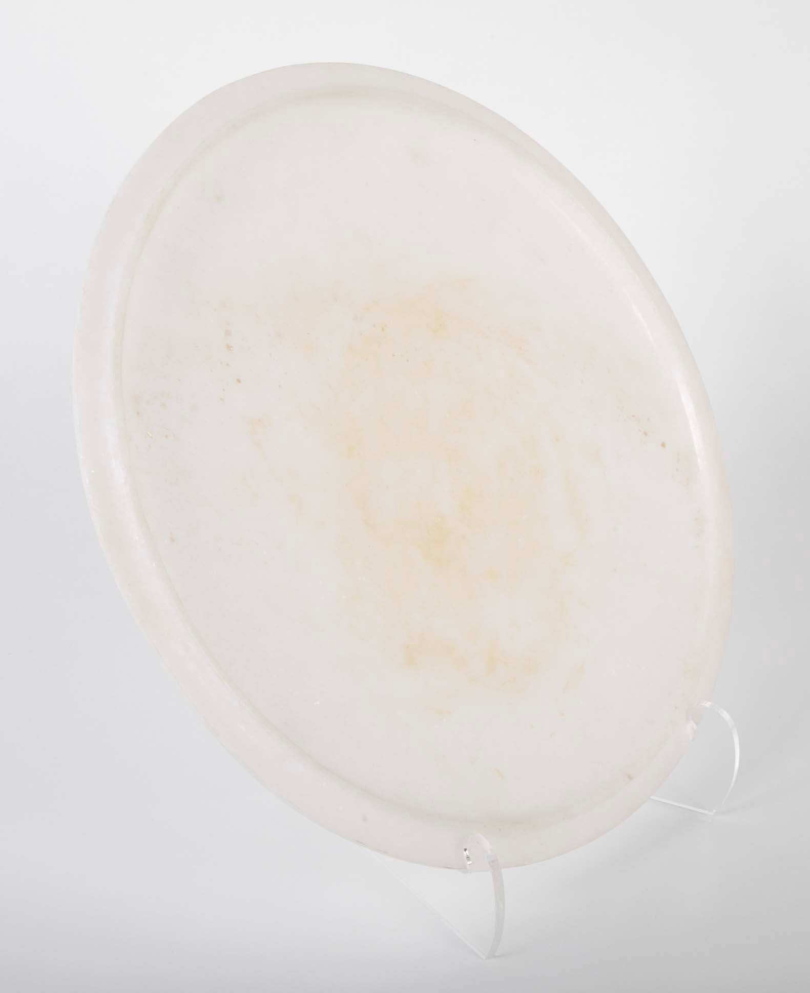 Set of Twelve Taj Marble Chargers