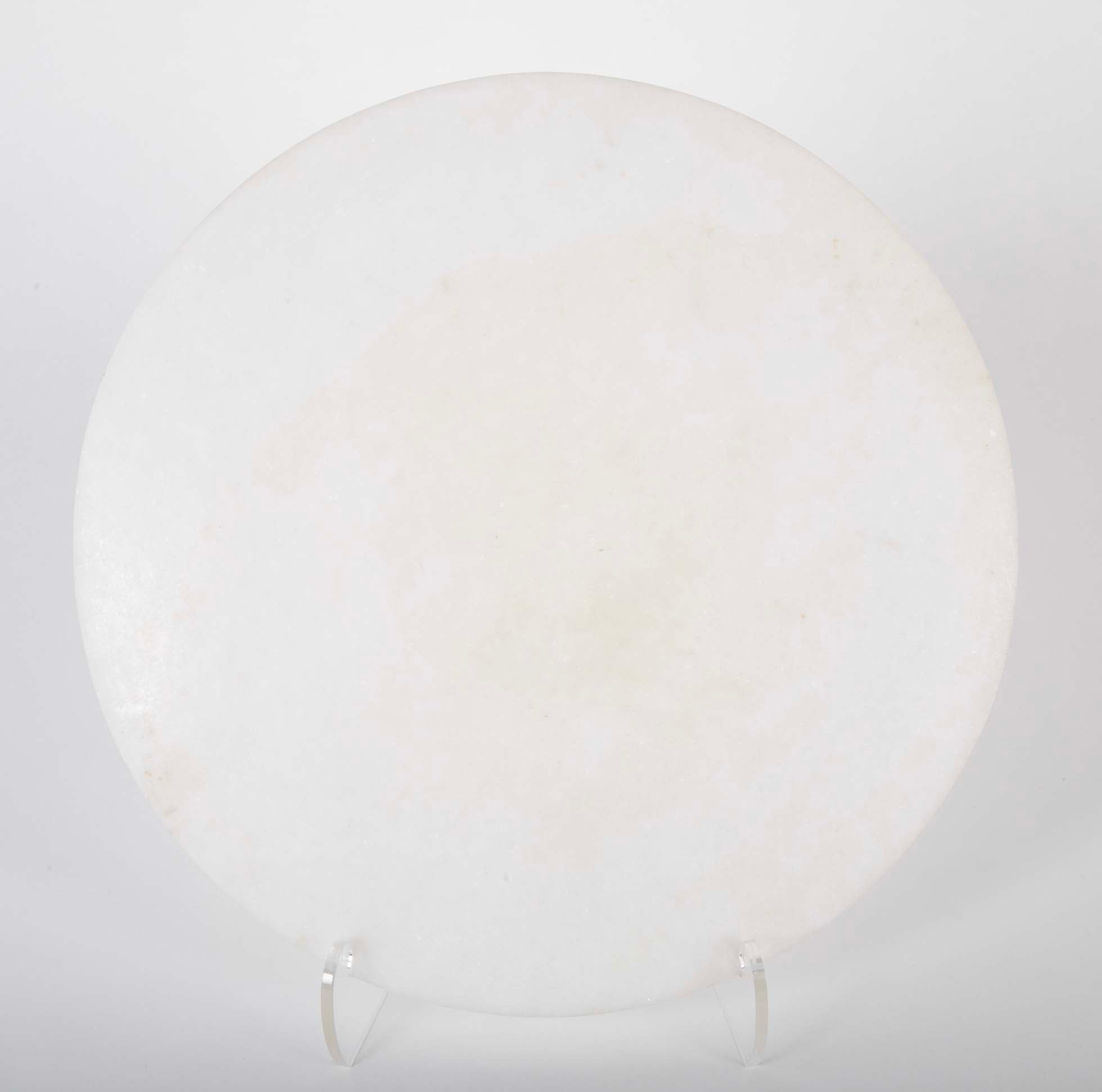 Set of Twelve Taj Marble Chargers