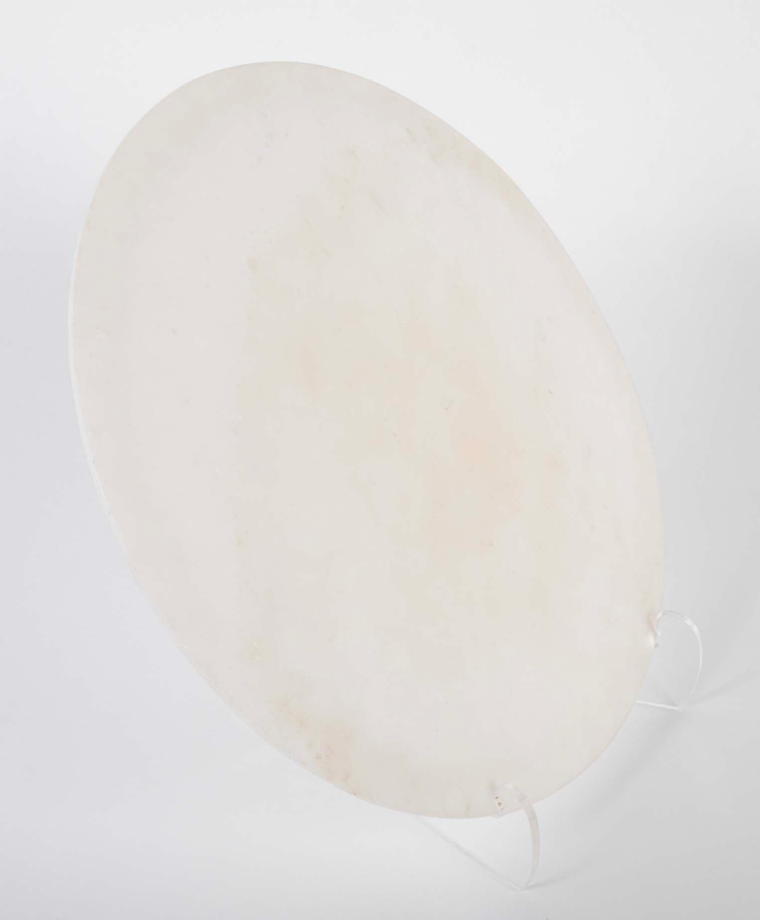 Set of Twelve Taj Marble Chargers