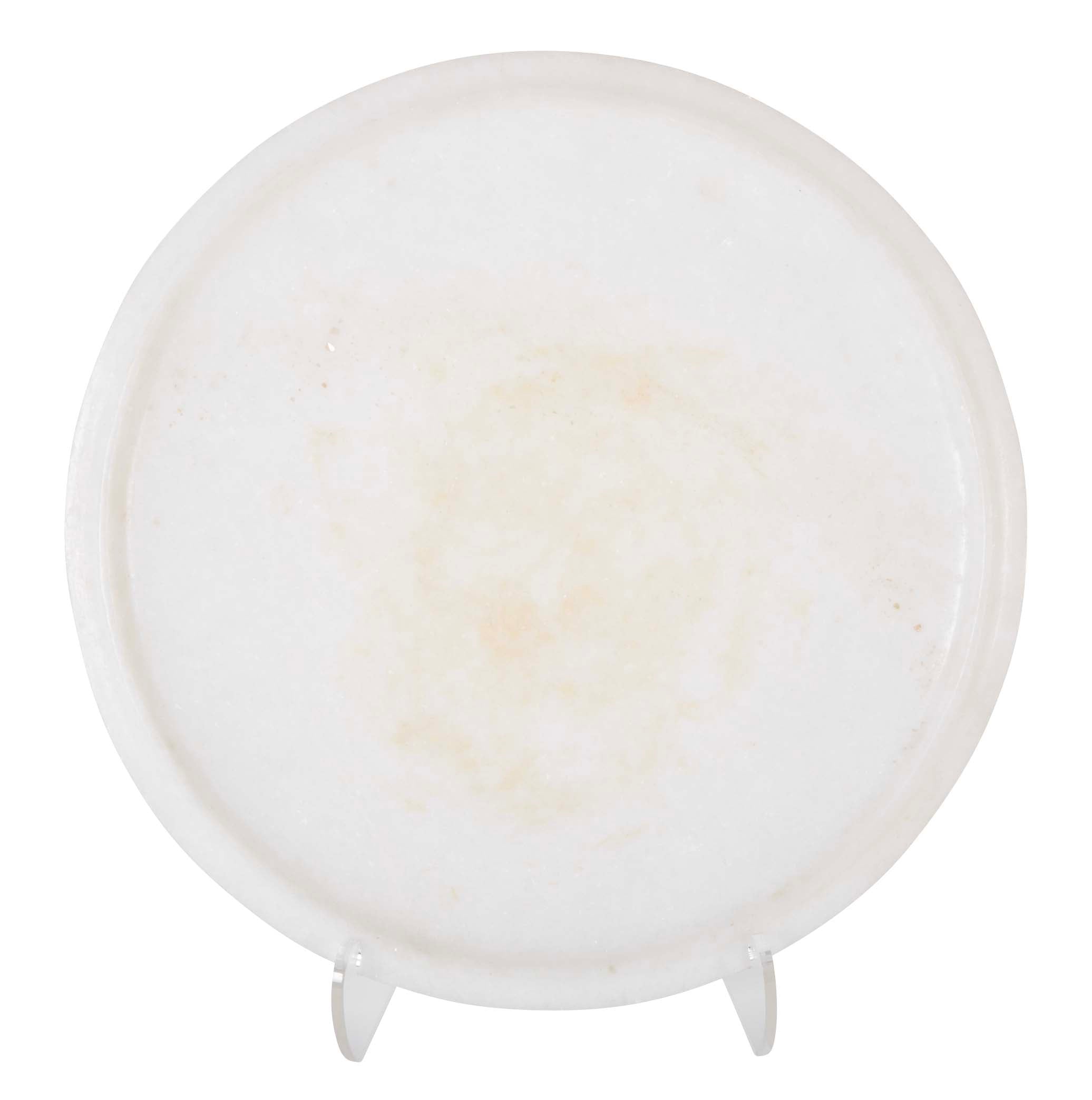 Set of Twelve Taj Marble Chargers