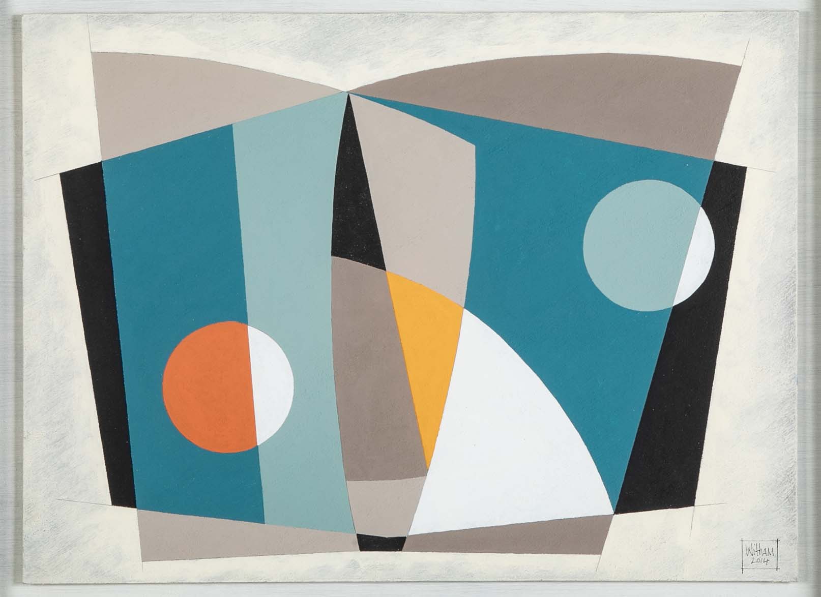 "Weymouth Quay" Oil on Board by Contemporary British Artist Richard Witham