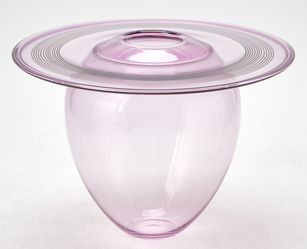 Two Blown Glass Vases by Benjamin Moore