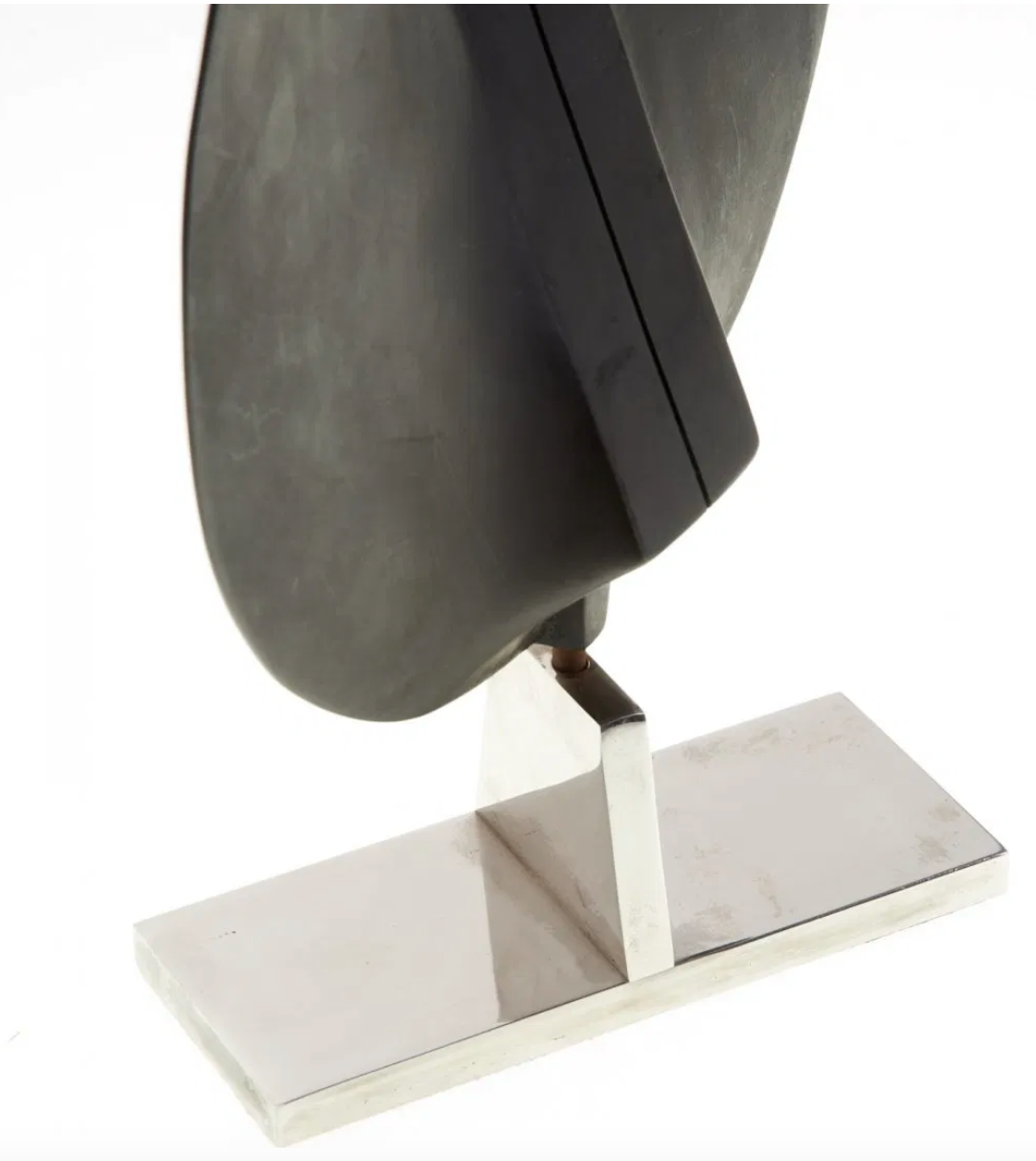 A Bronze and Chrome Sculpture by James Wines