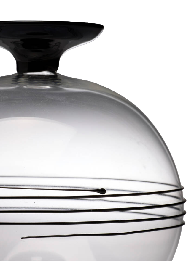 Murano handblown glass vase by Pauly & C.