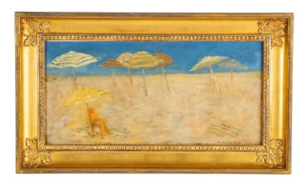 Oil on Board Painting by Mabel Alvarez