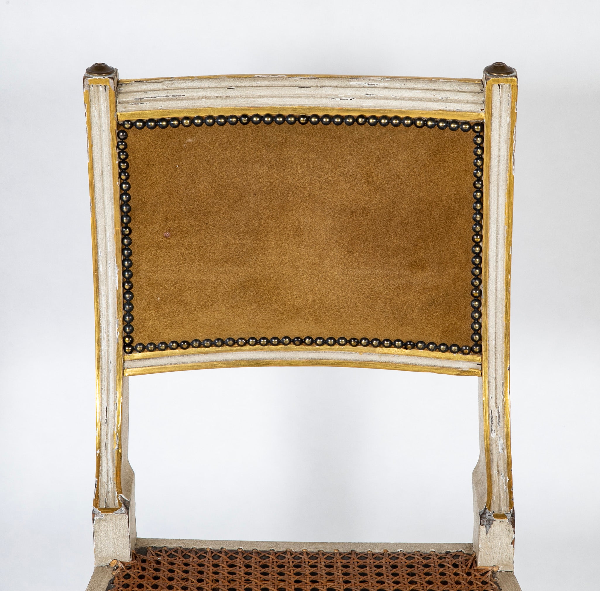 Pair of 19th Century Continental Painted Klismos Chairs