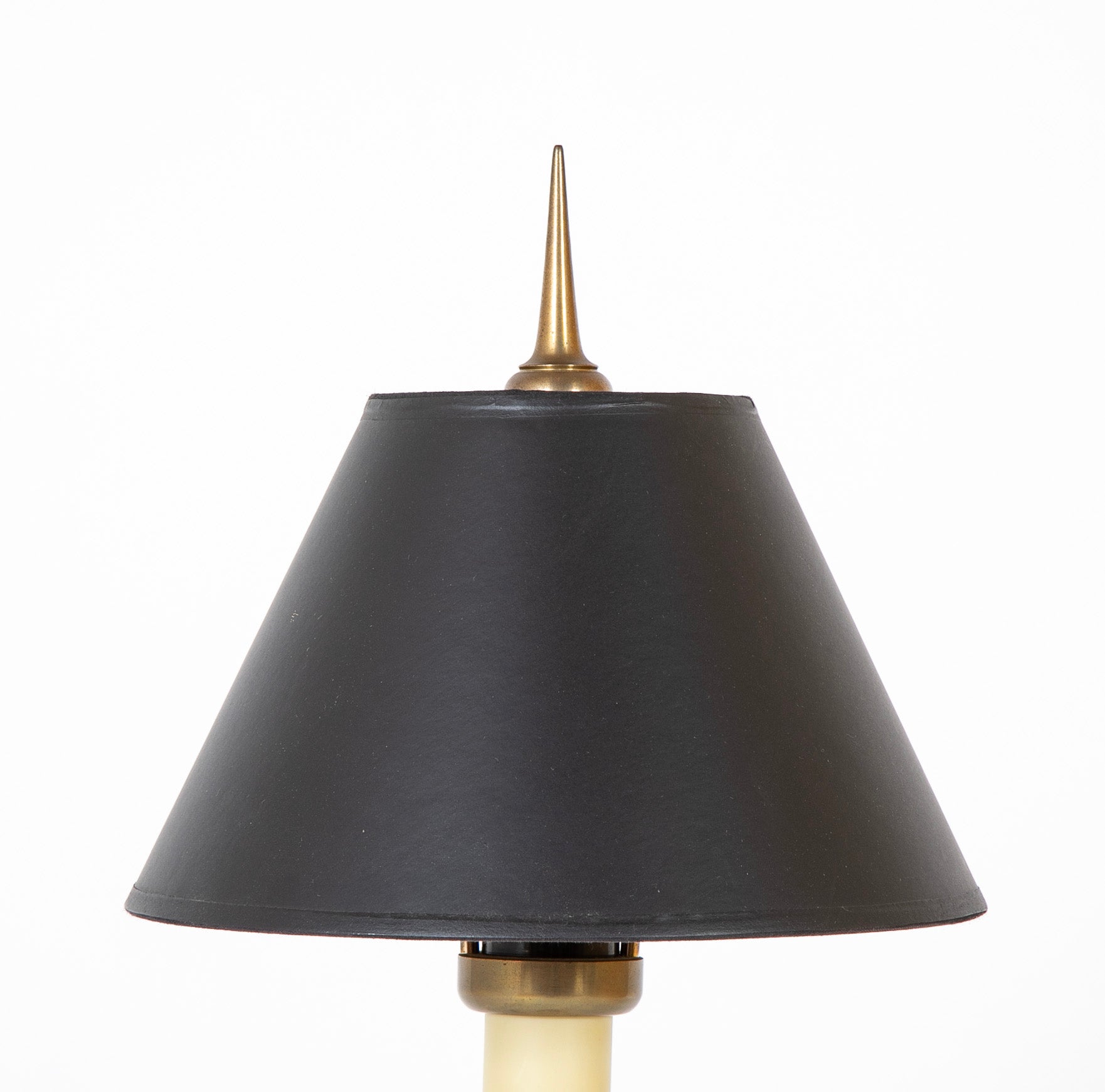 A Pair of Chapman Brass Candlestick Table Lamps