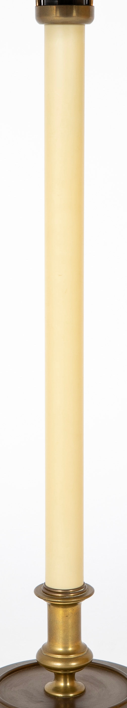 A Pair of Chapman Brass Candlestick Table Lamps