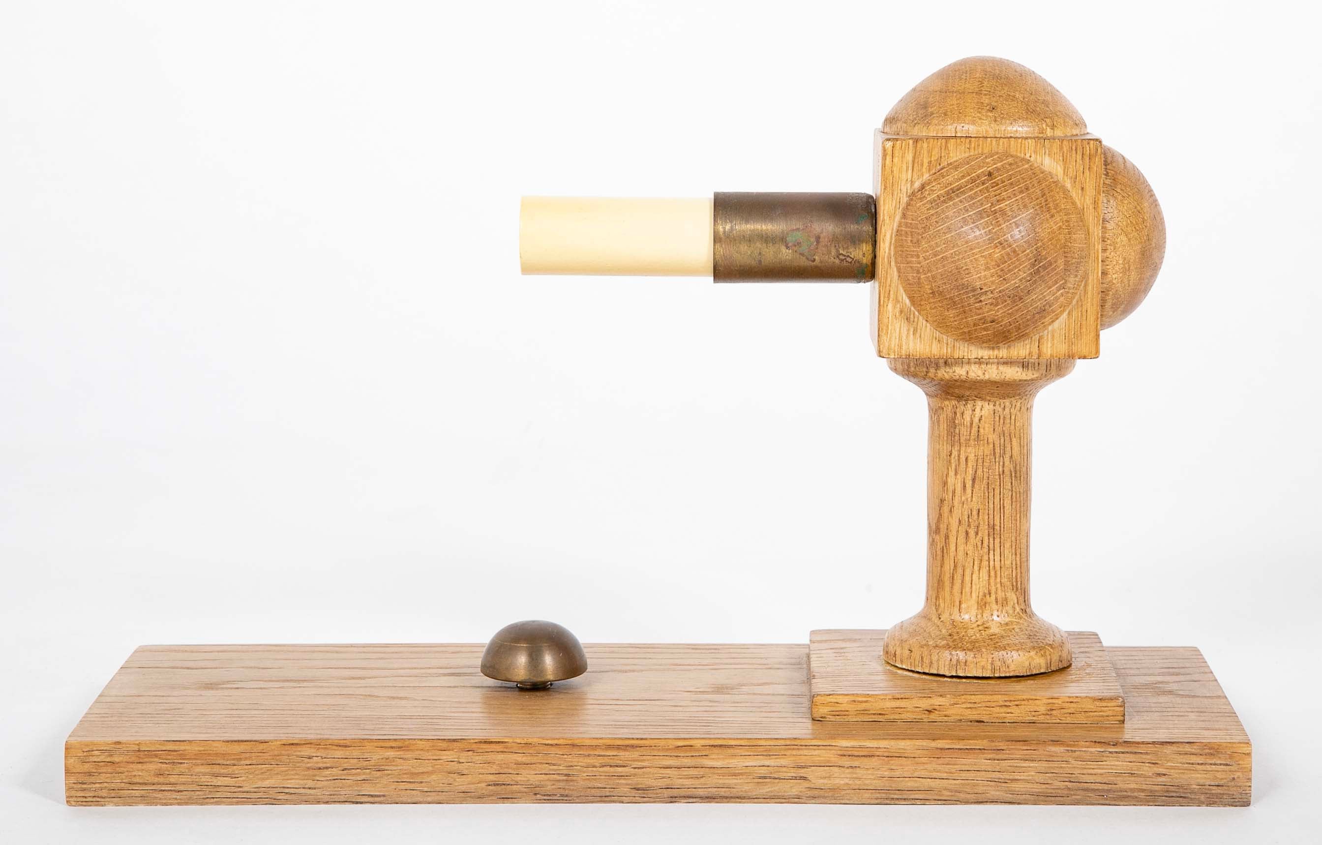 Pair of Foursquare Oak Sconces by Paul Marra - Two Pair Available