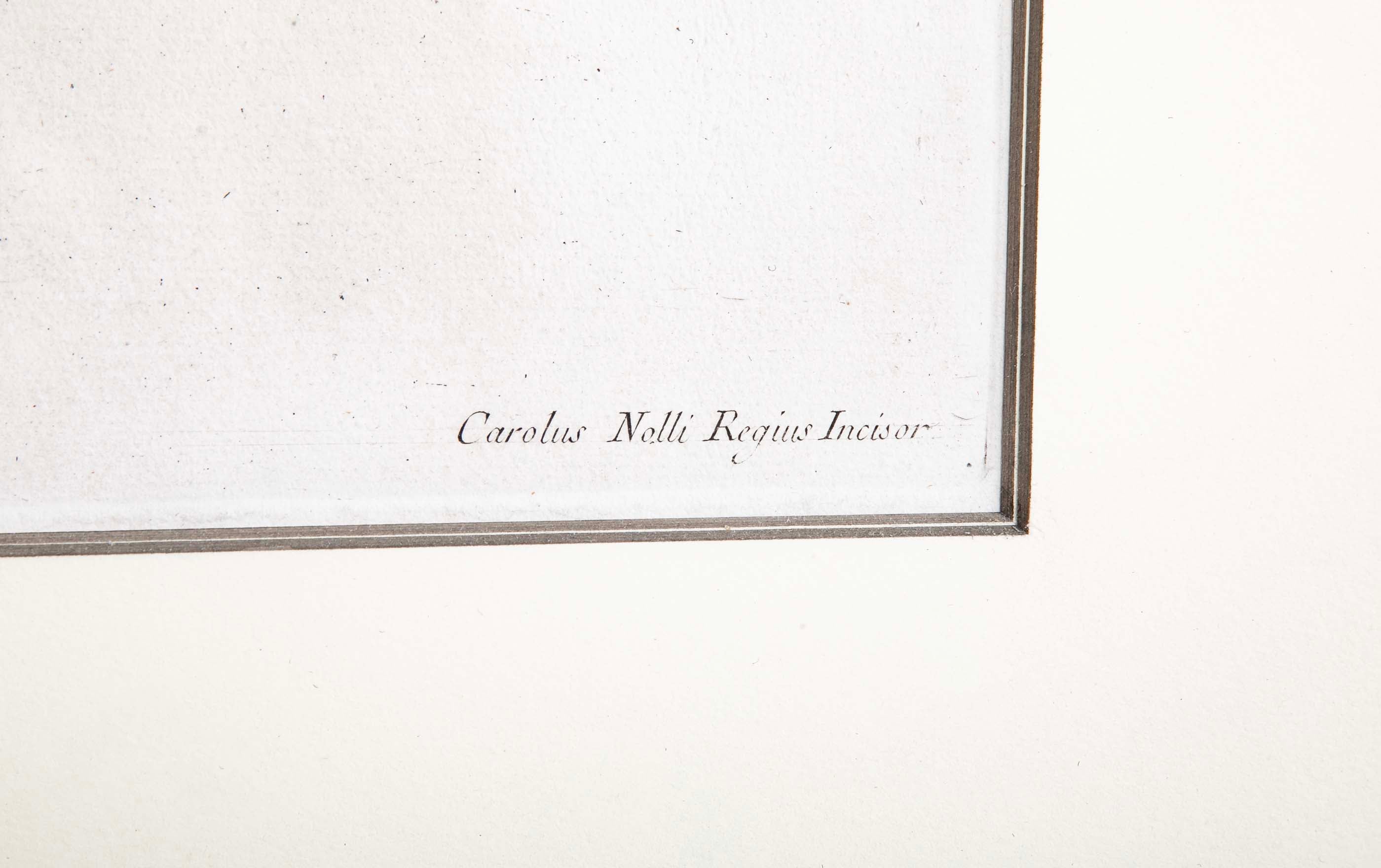 Pair of Carolius Nolli Engravings of Italian Architect Luigi Vanvitelli's Royal Palace of Caserta