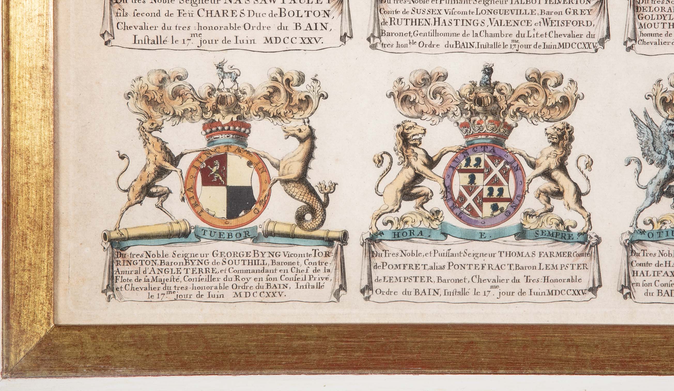 Pair of 19th Century "Knights of Companions" Engravings