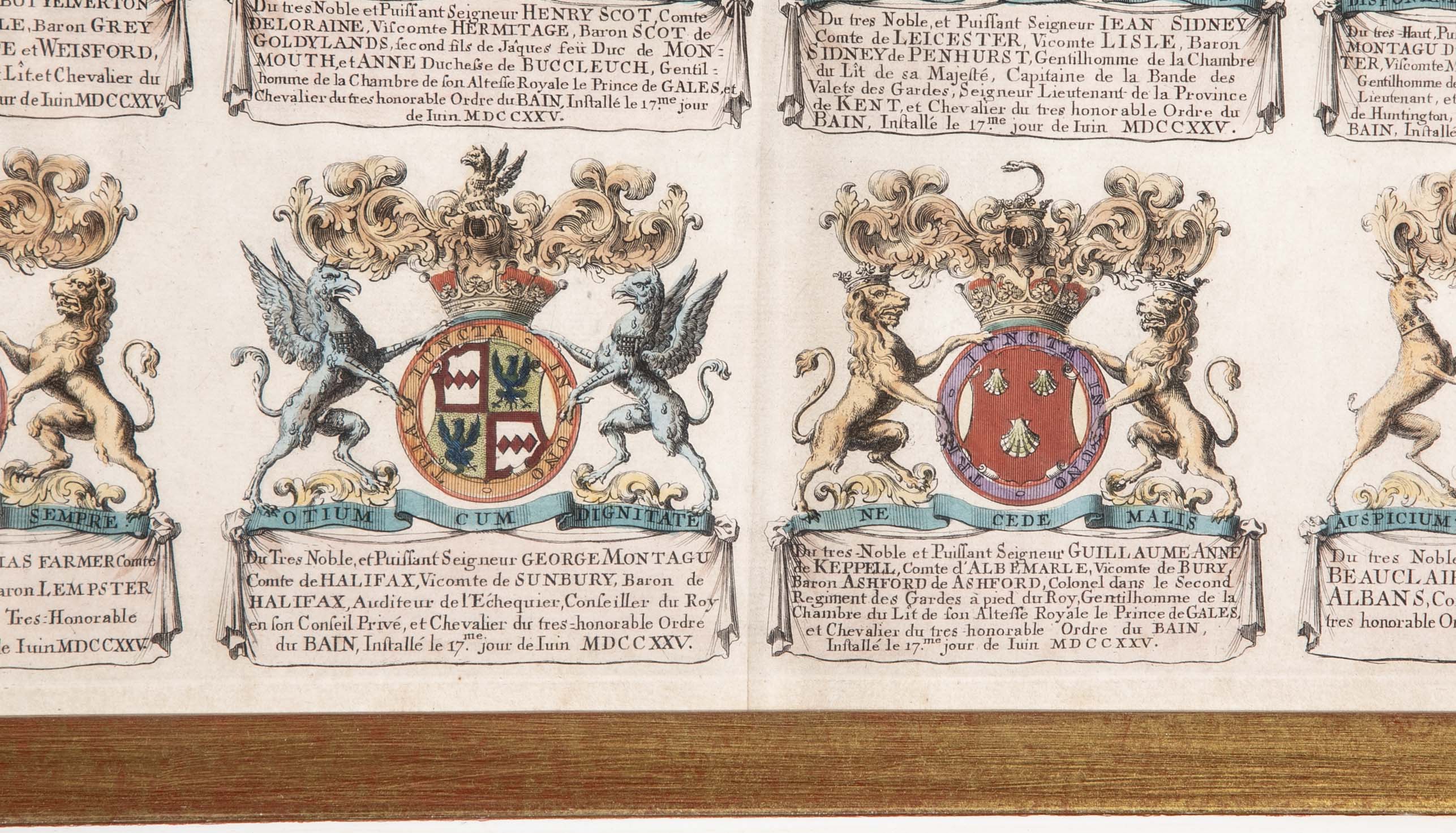 Pair of 19th Century "Knights of Companions" Engravings