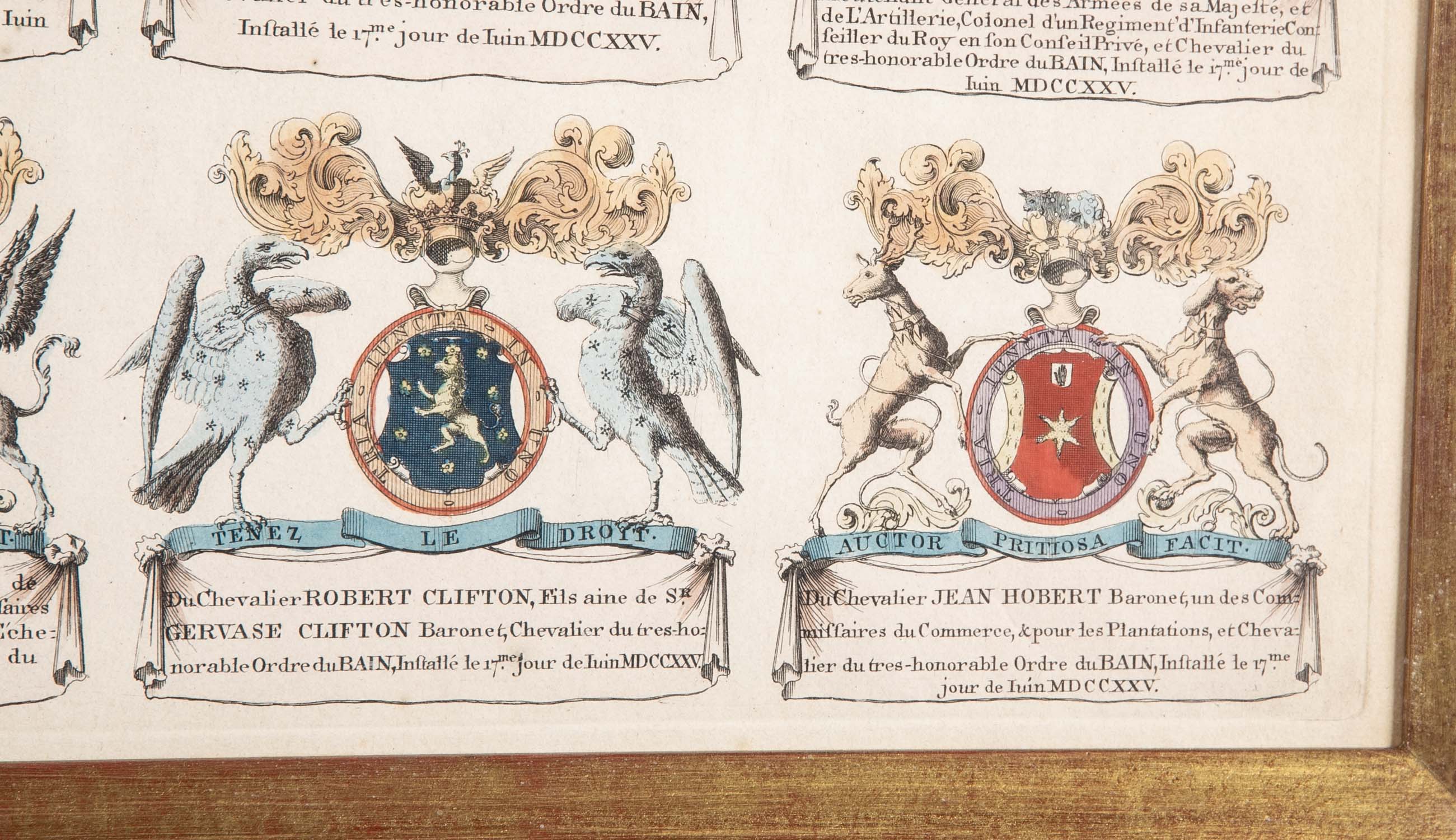 Pair of 19th Century "Knights of Companions" Engravings