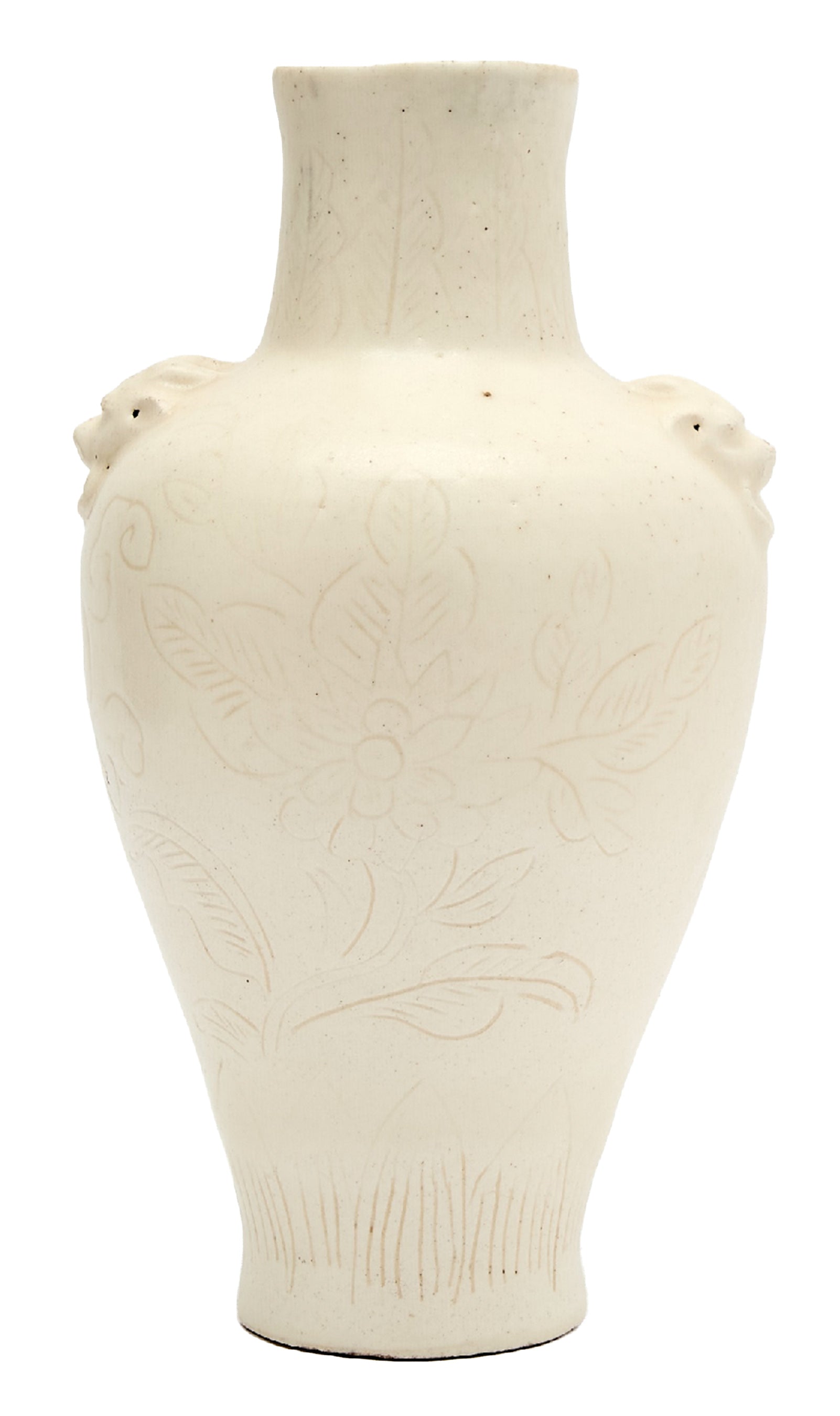 Chinese Ding-Type Baluster Vase