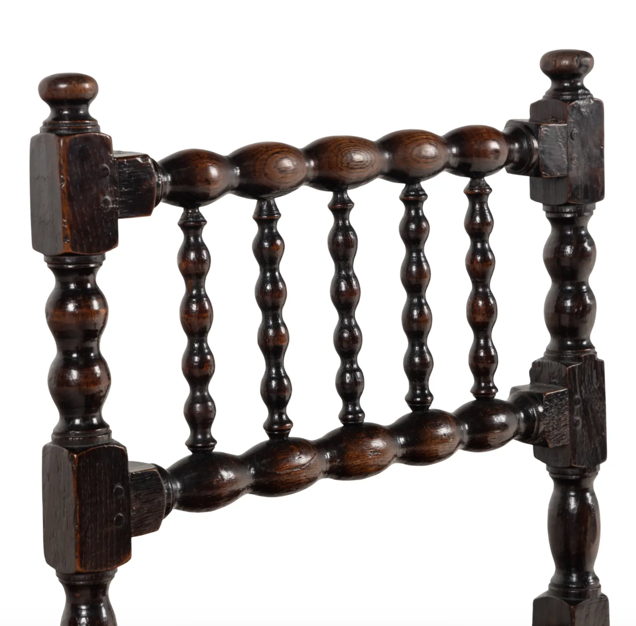 17th Century Jacobean Turned Oak Side Chair