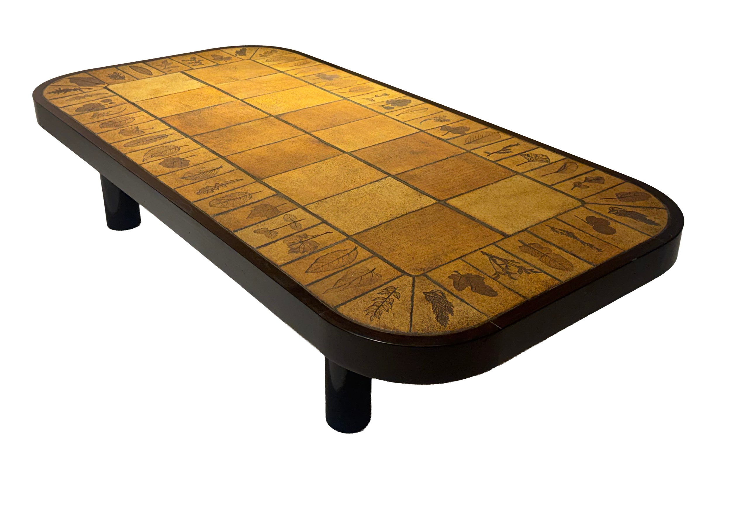 Roger Capron Large Ceramic Tile Top Coffee Table