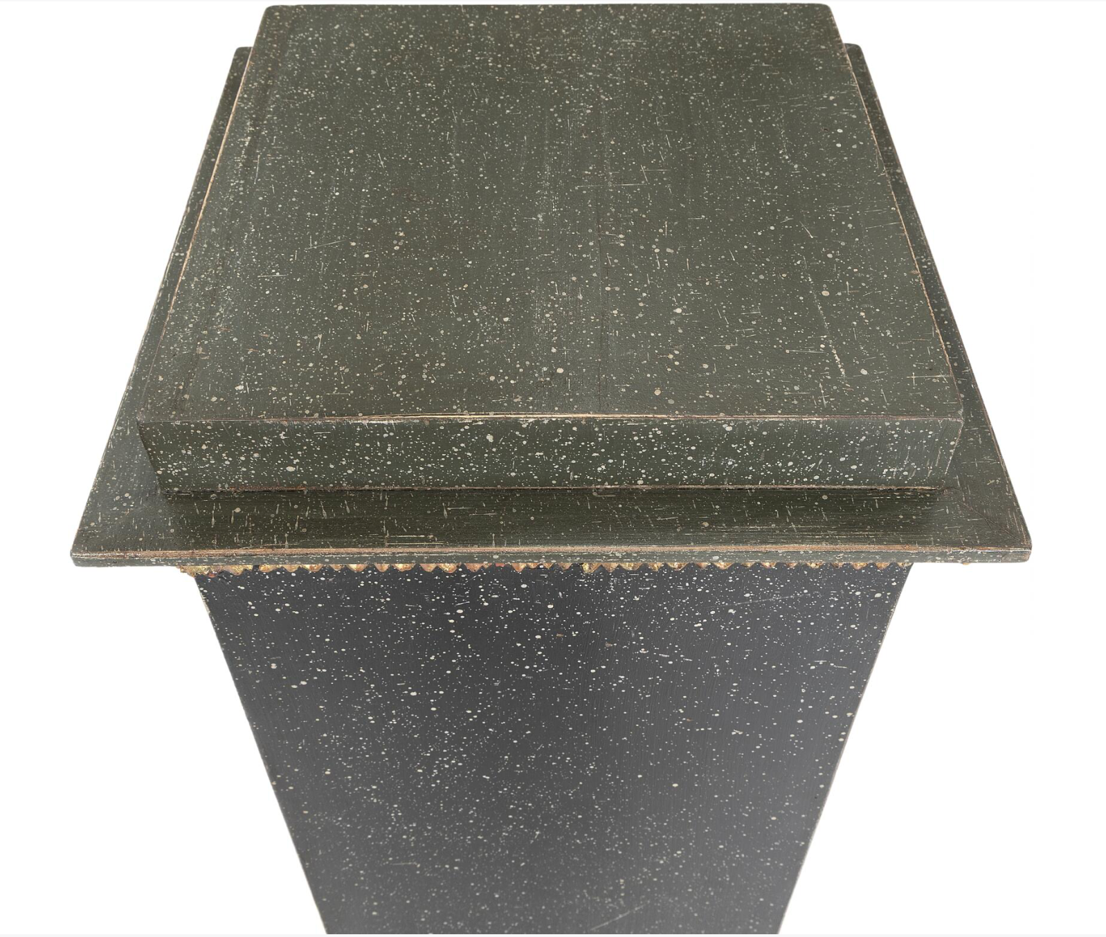 Pair of Swedish Gustavian Style Faux Porphyry Pedestals