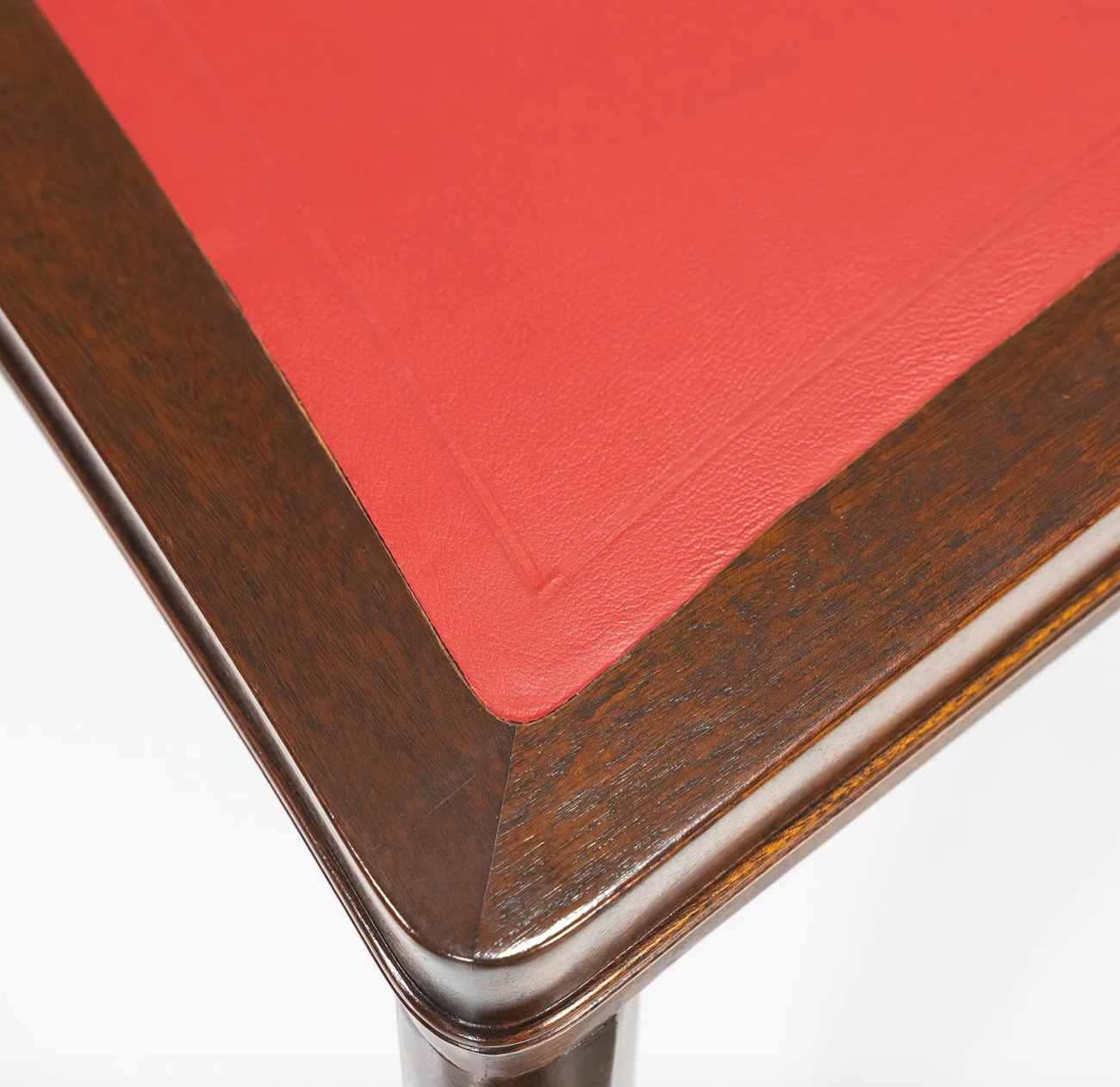 Edward Wormley for Dunbar Mahogany and Leather-Top Game Table