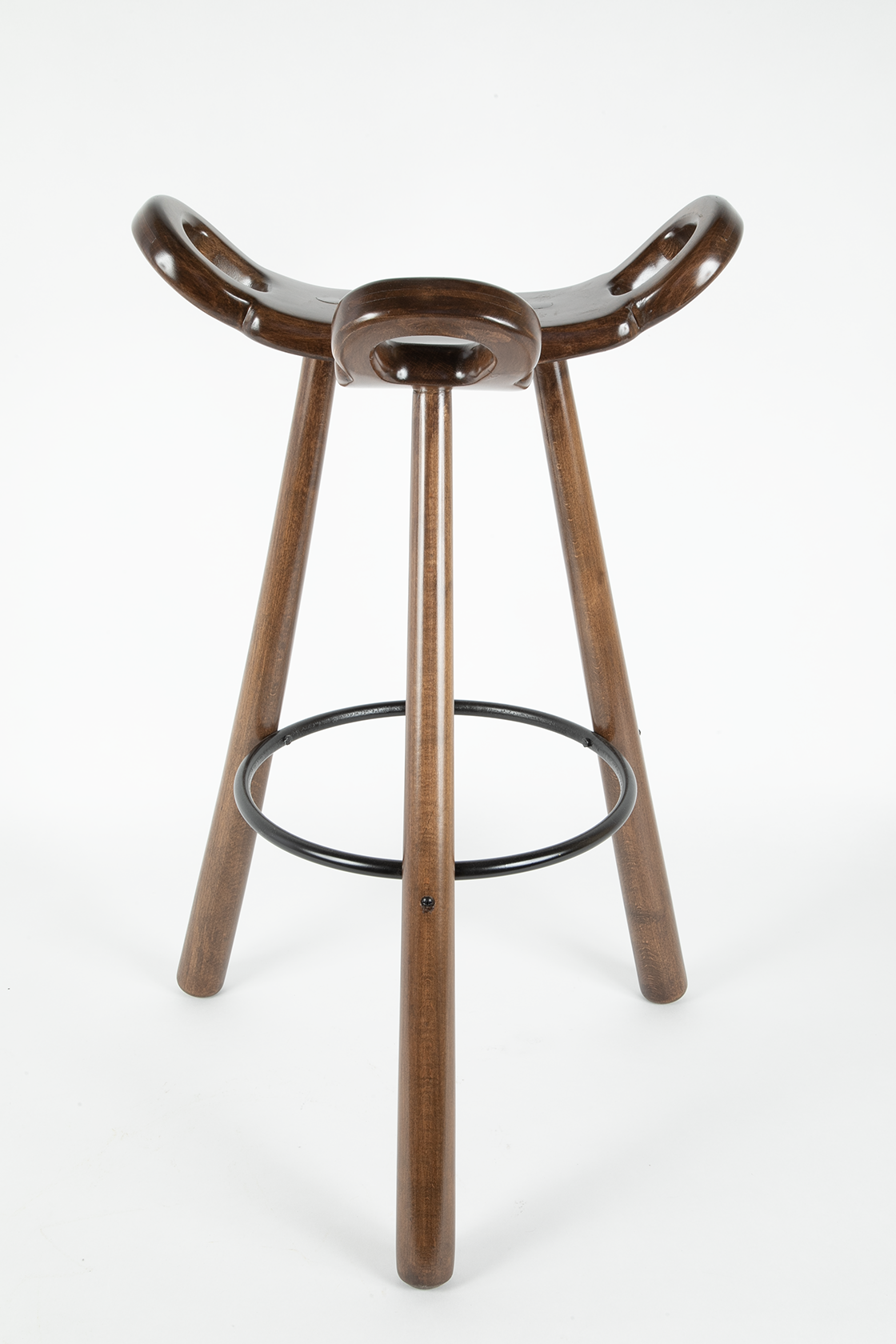 A Set of Four Beechwood Tall Stools Attributed to Carl Malmsten